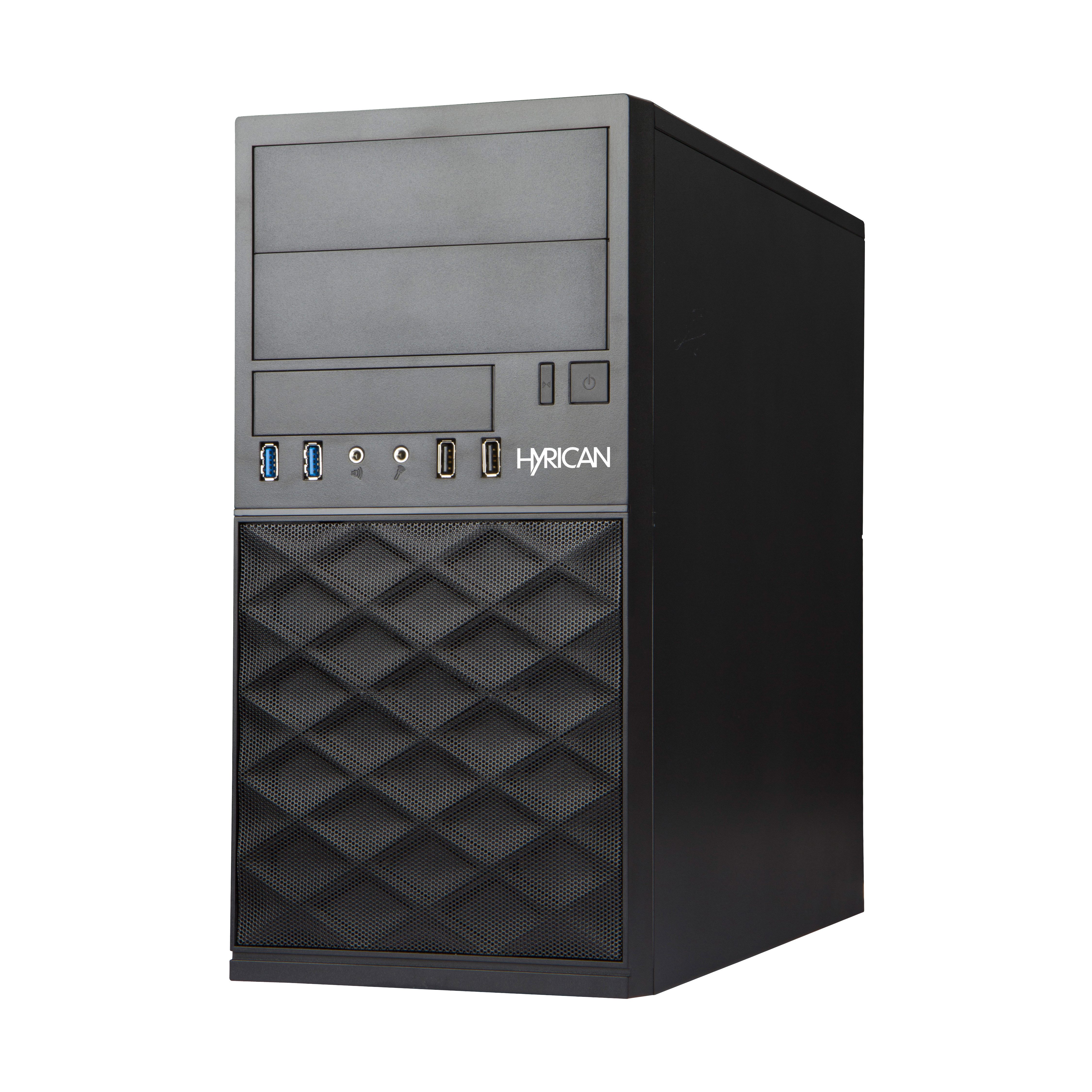 Hyrican Mini-Tower CTS00983 Ryzen 5 5600GT 16GB 480GB SSD Win 11 Pro Business-PC (AMD Ryzen 5 5600GT, Radeon Graphics, 16 GB RAM, 480 GB SSD, Windows 11 Pro)