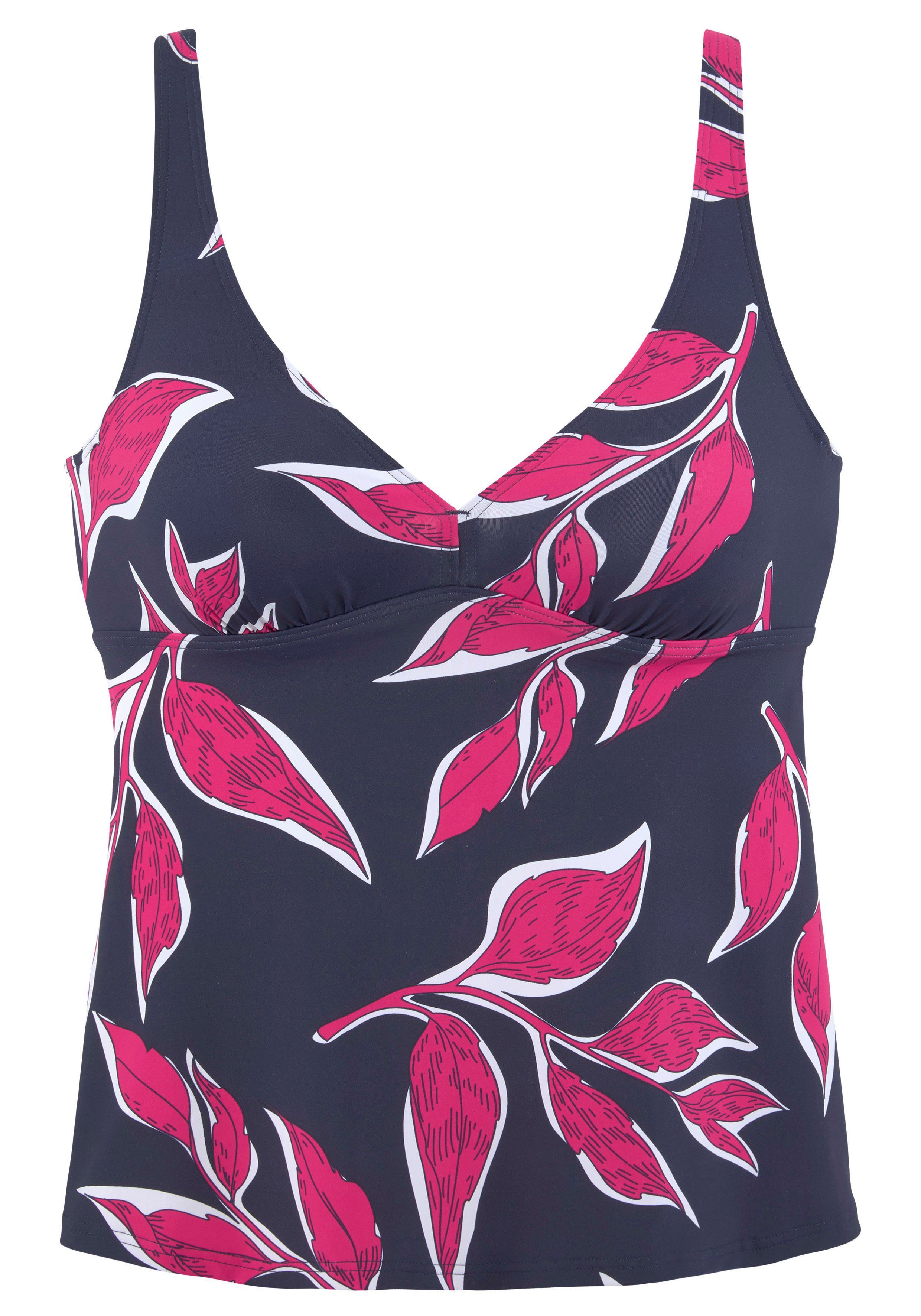 LASCANA Bügel-Tankini-Top Cataleya, im Blätter-Design günstig online kaufen