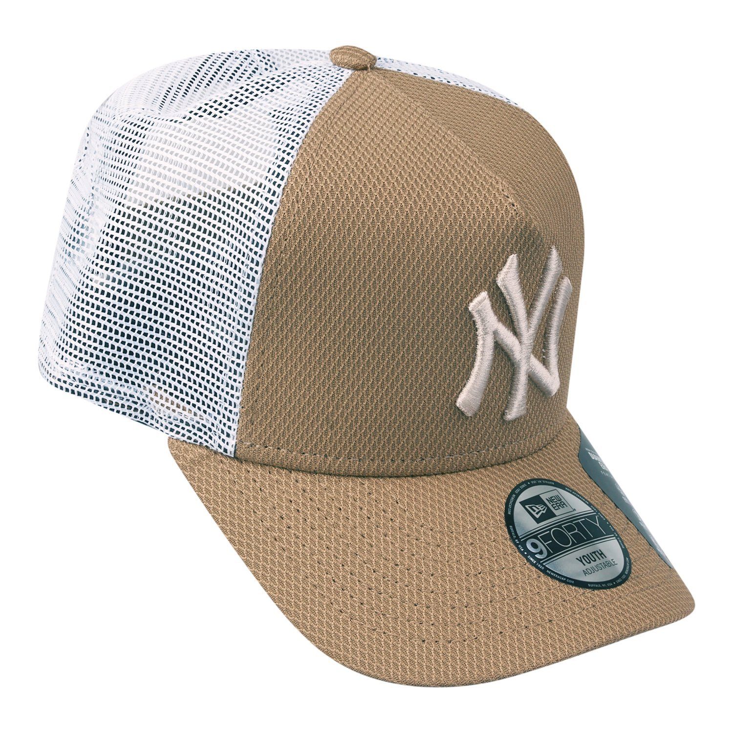 Khaki New York Era Yankees Baseball DIAMOND TRUCKER New Cap