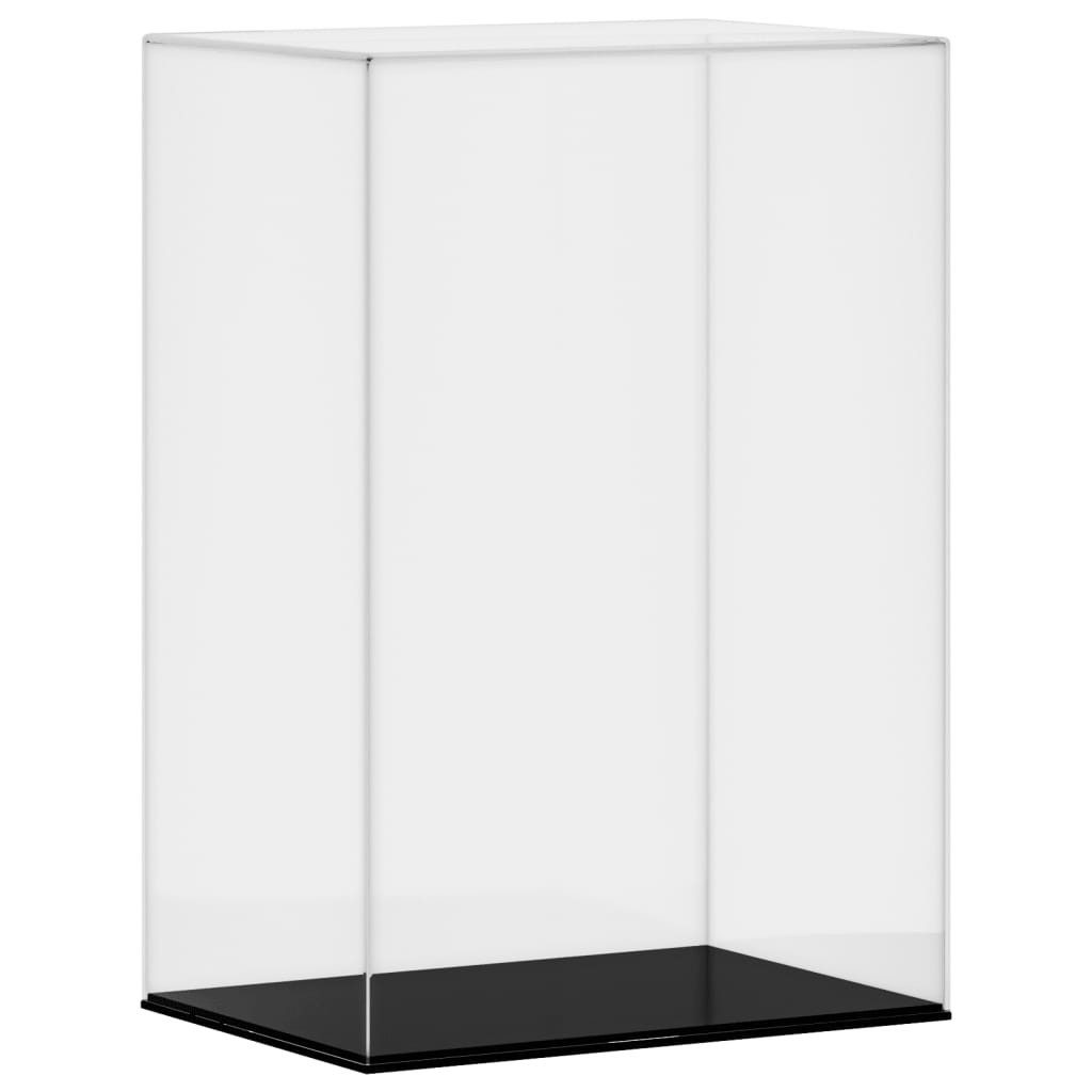 vidaXL Glasvitrine Vitrine Transparent 17x12x25 cm Acryl