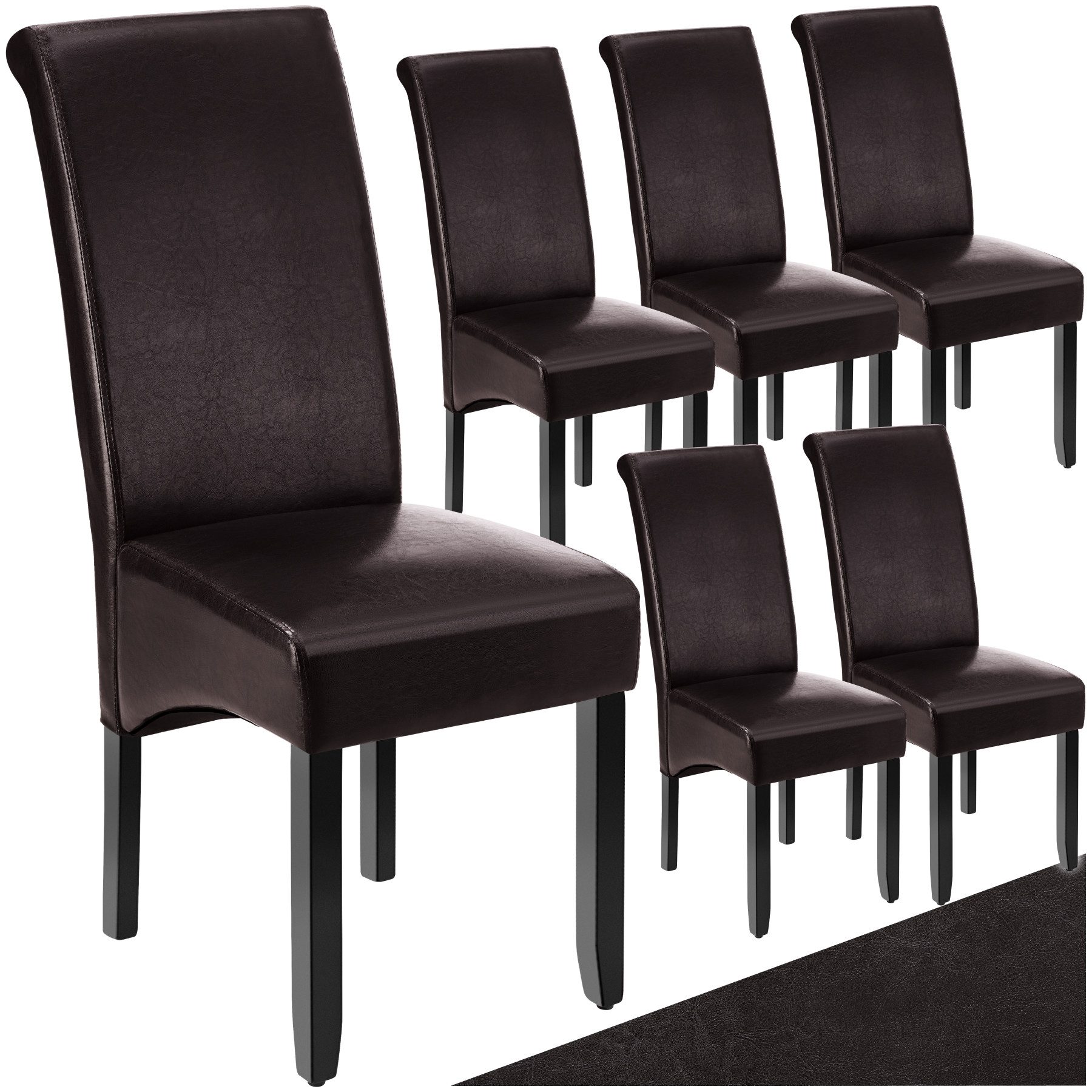 tectake Esszimmerstuhl (Set, 6 St), Ergonomische günstig online kaufen