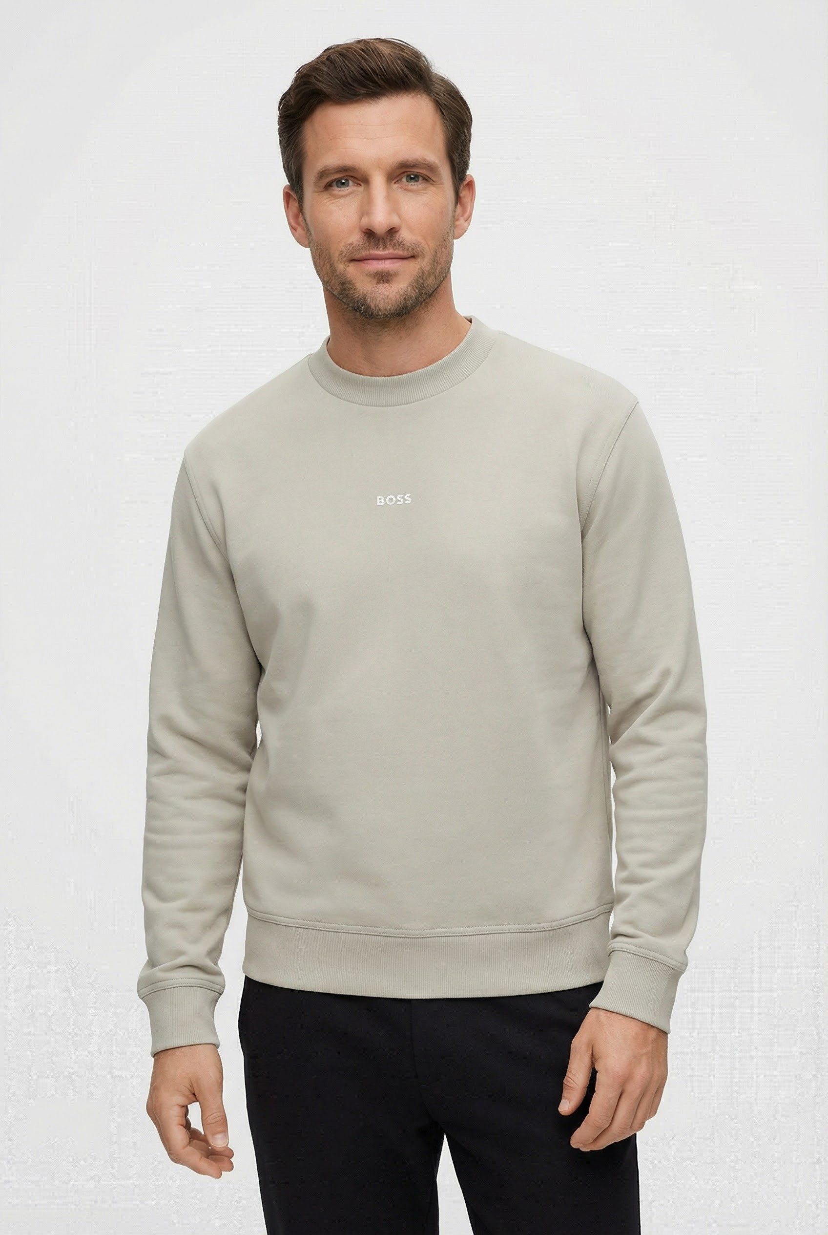 BOSS ORANGE Sweatshirt WeSmallcrew mit Logo auf der Brust günstig online kaufen