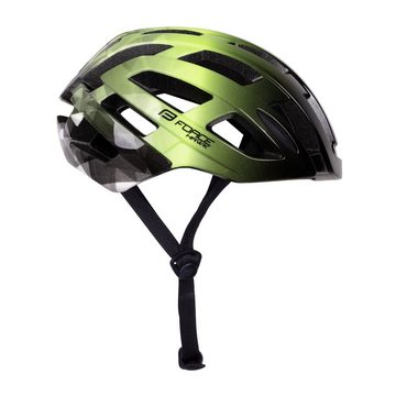 FORCE Fahrradhelm Helm FORCE HAWK fluo/schwarz L - XL