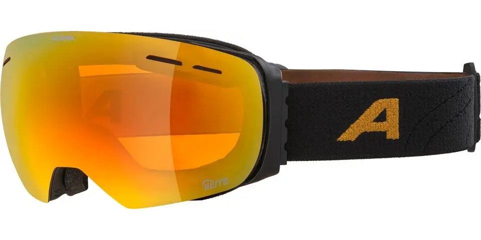 Alpina Sports Skibrille GRANBY Q-LITE BLACK-GOLD MATT