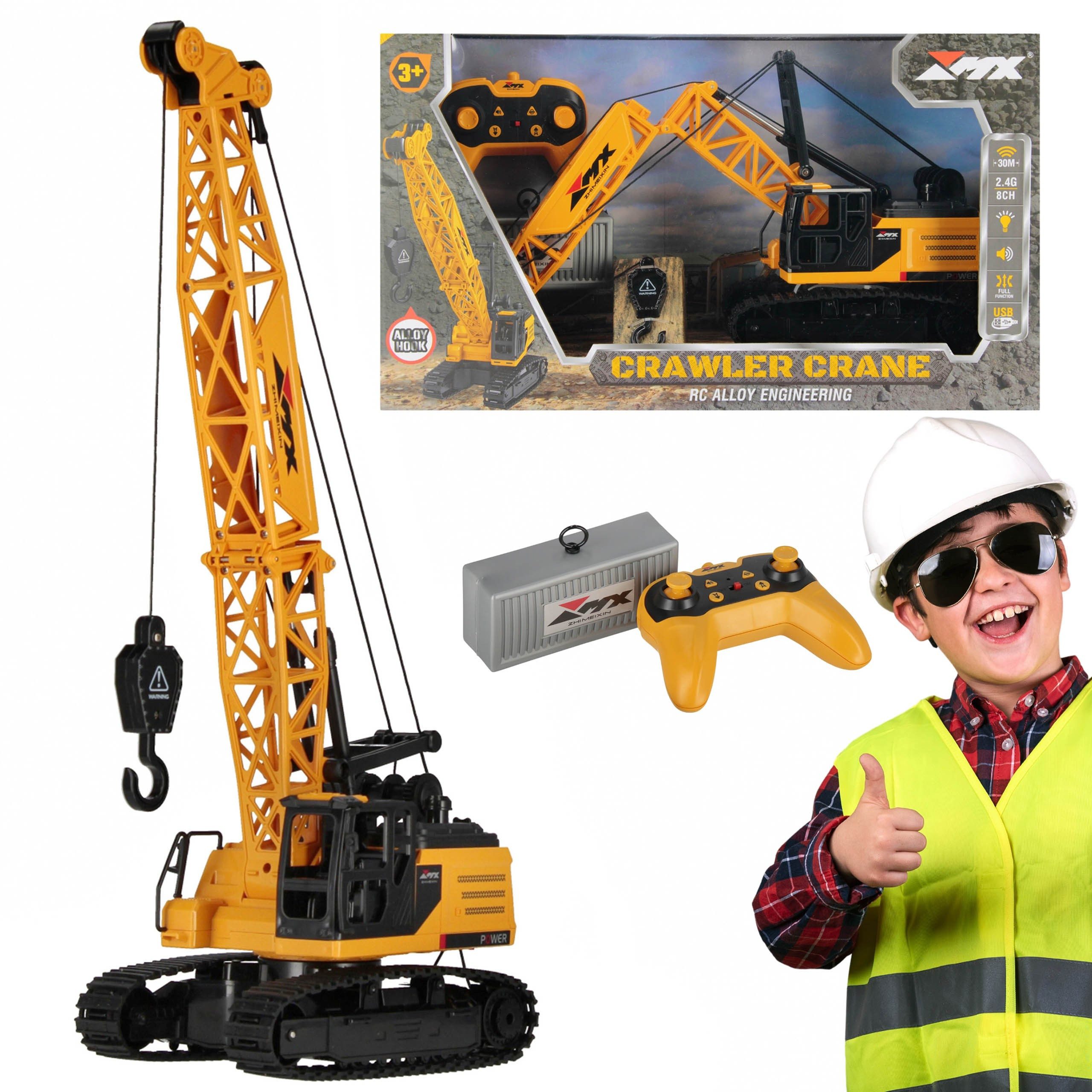 Sarcia.eu Spielzeug-Kran Baumaschine Ferngesteuerter Kran 3+ MEGA CREATIVE günstig online kaufen