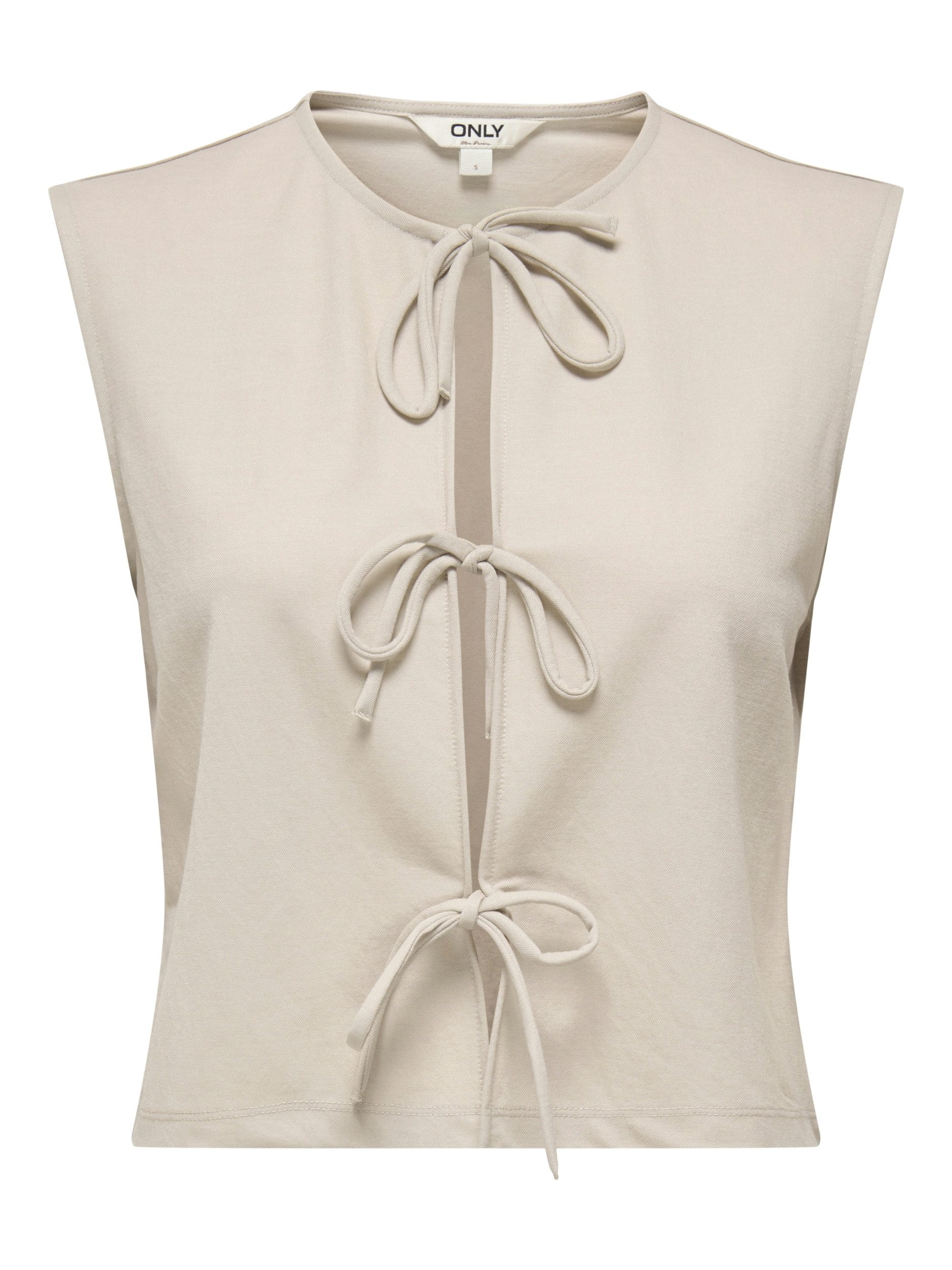 JDY Blusentop ONLSAKURA SL SHORT TIE TOP WVN
