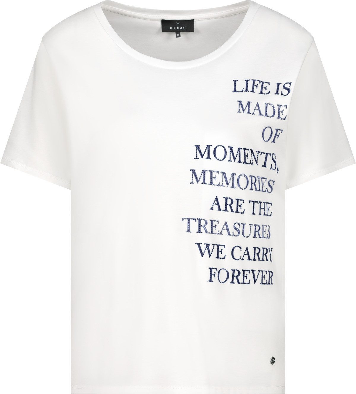 Kurzarmhemd Shirt mit Schriftzug - Regular Fit
