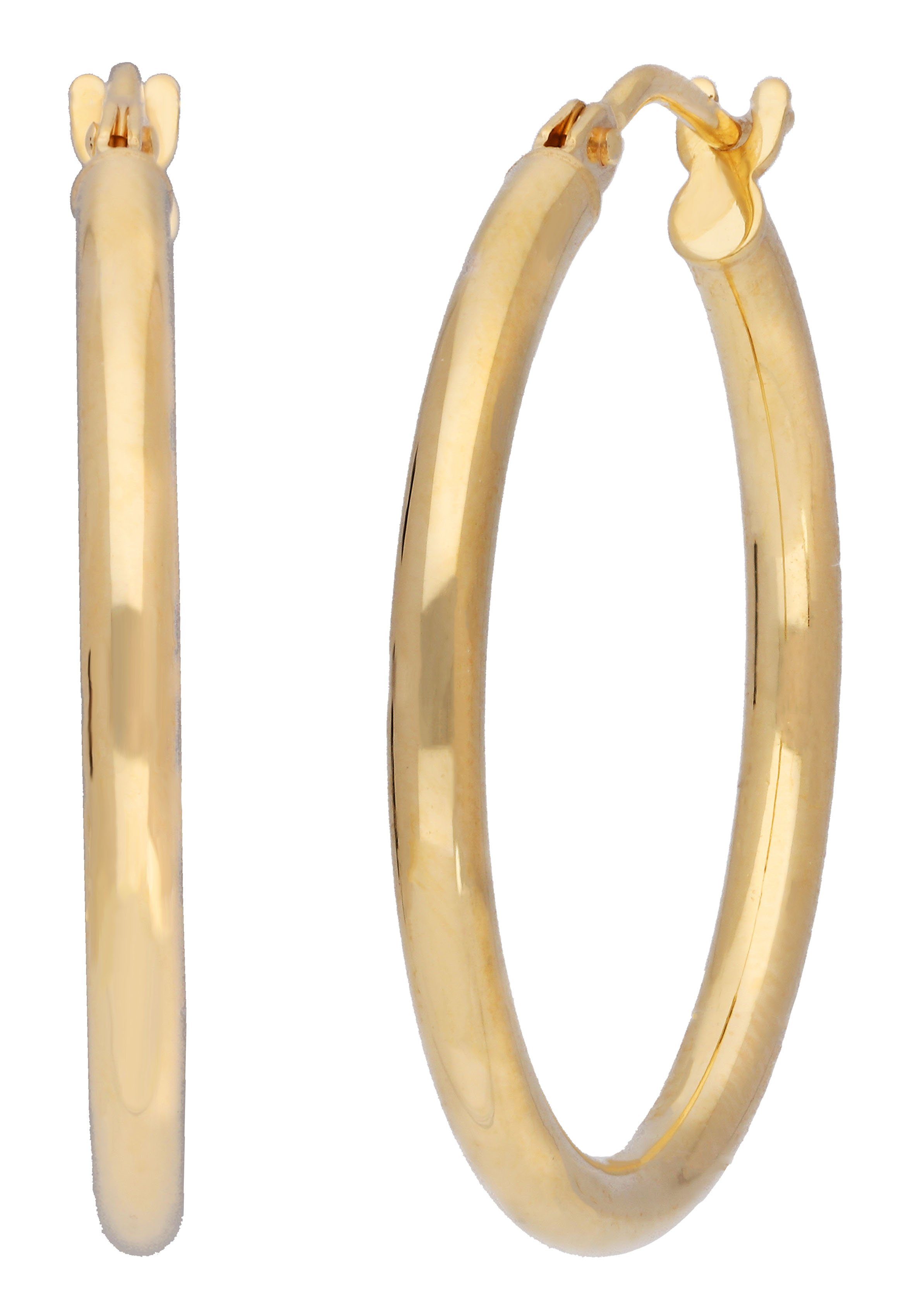 Firetti Paar Creolen Schmuck Geschenk Gold 375 Ohrschmuck Creole