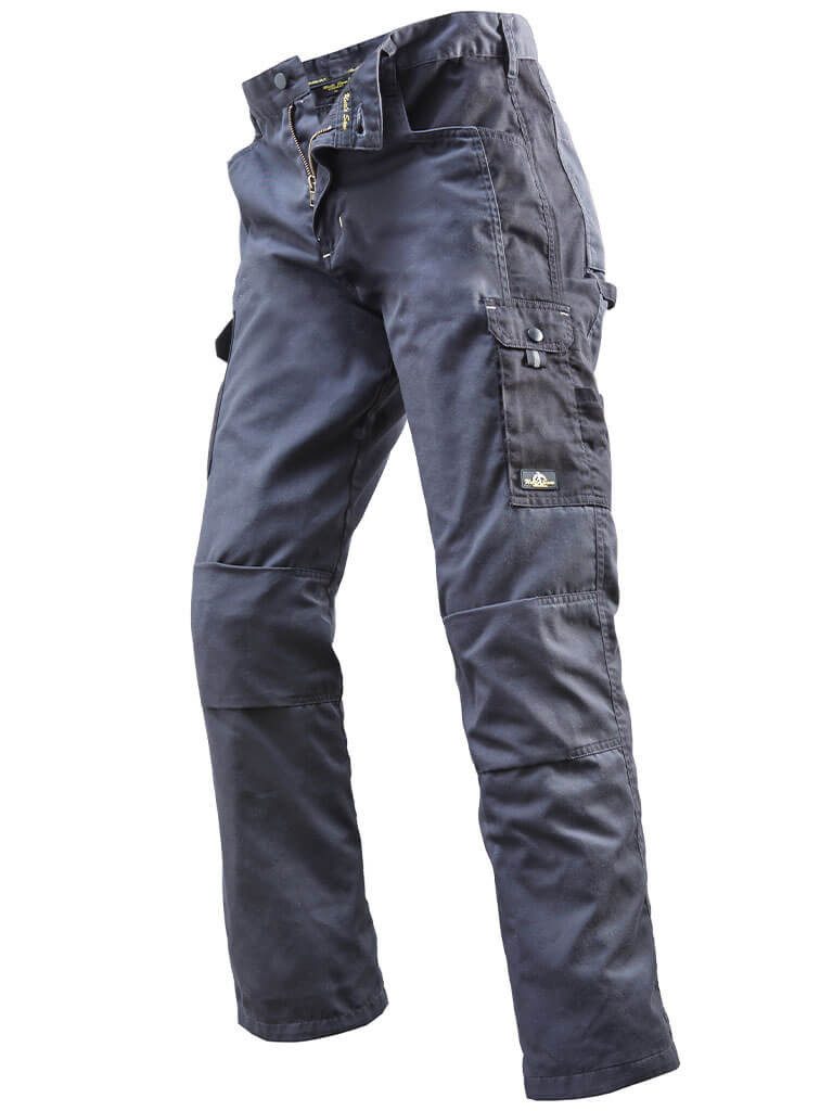 Uncle Sam Arbeitshose Herren Bundhose für Arbeit & Handwerk - Leichte Berufshose mit Taschen