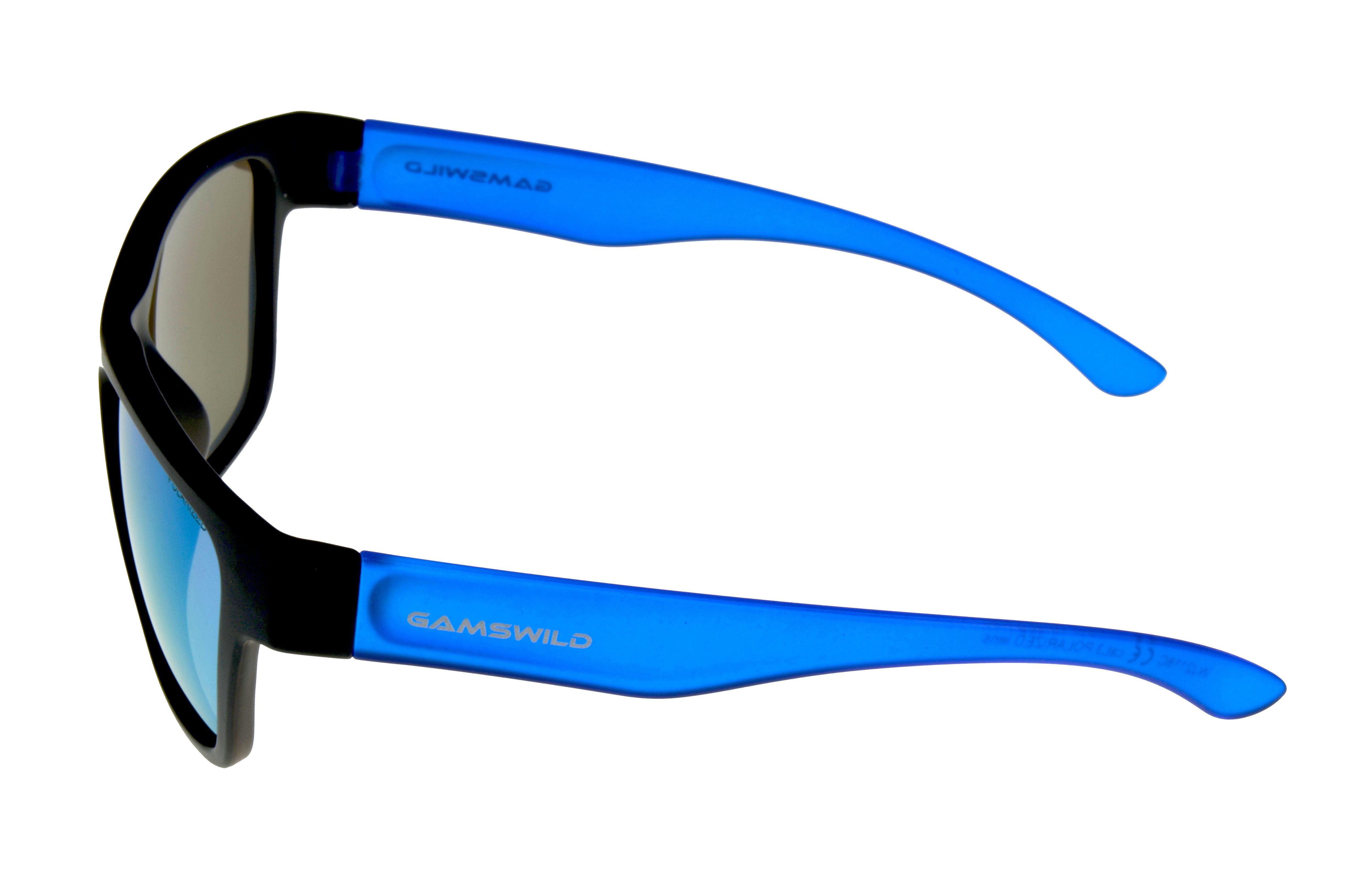 Jahre kids halbtransparenter "polarisierte GAMSKIDS Jugendbrille blau Gamswild Rahmen 8-18 Gläser" Unisex Sonnenbrille NEU rot, WJ2118 grün, Kinderbrille
