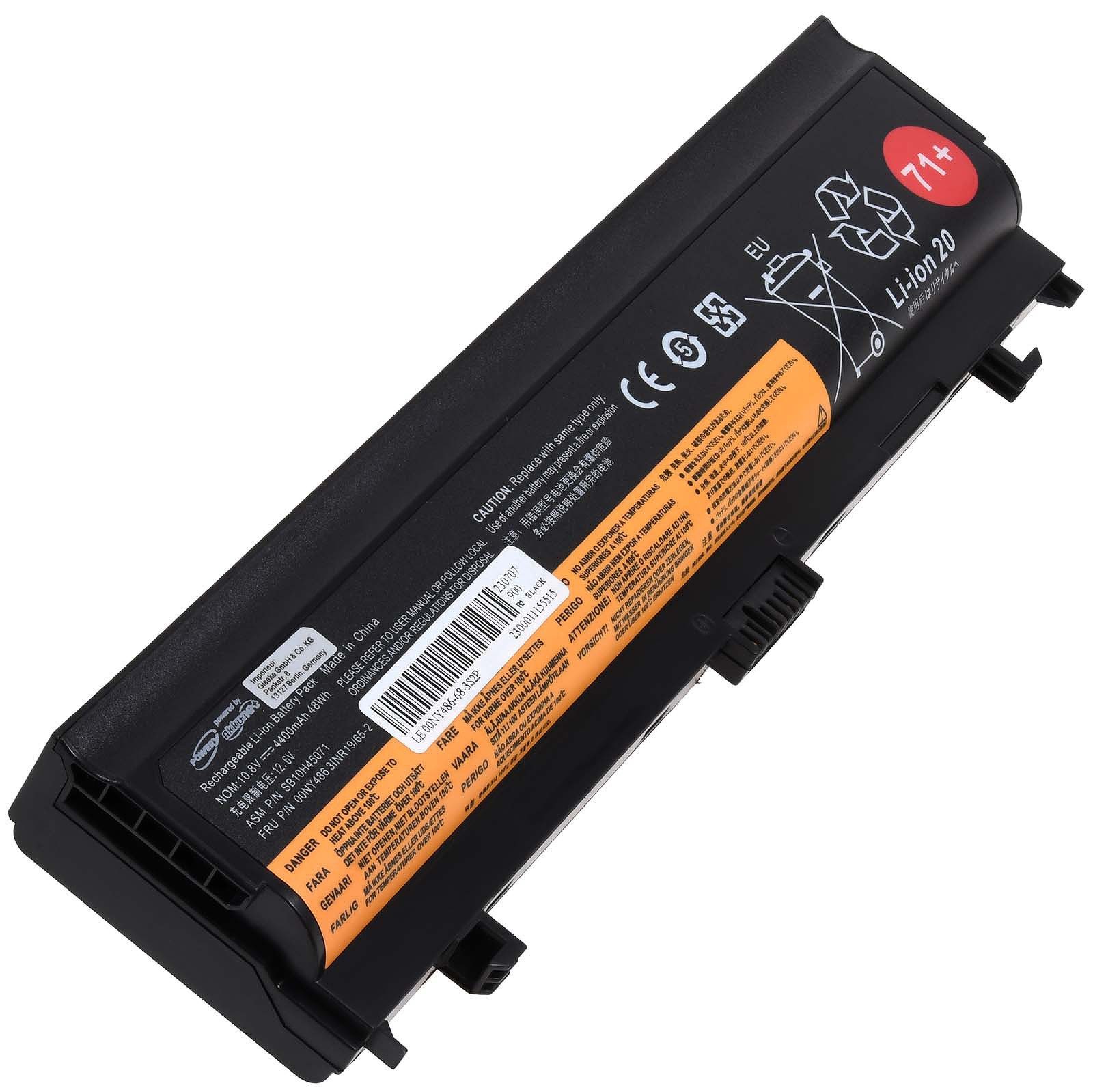 Powery Standardakku für Lenovo ThinkPad L560(20F2A007CD) Laptop-Akku 4400 mAh (10.8 V)