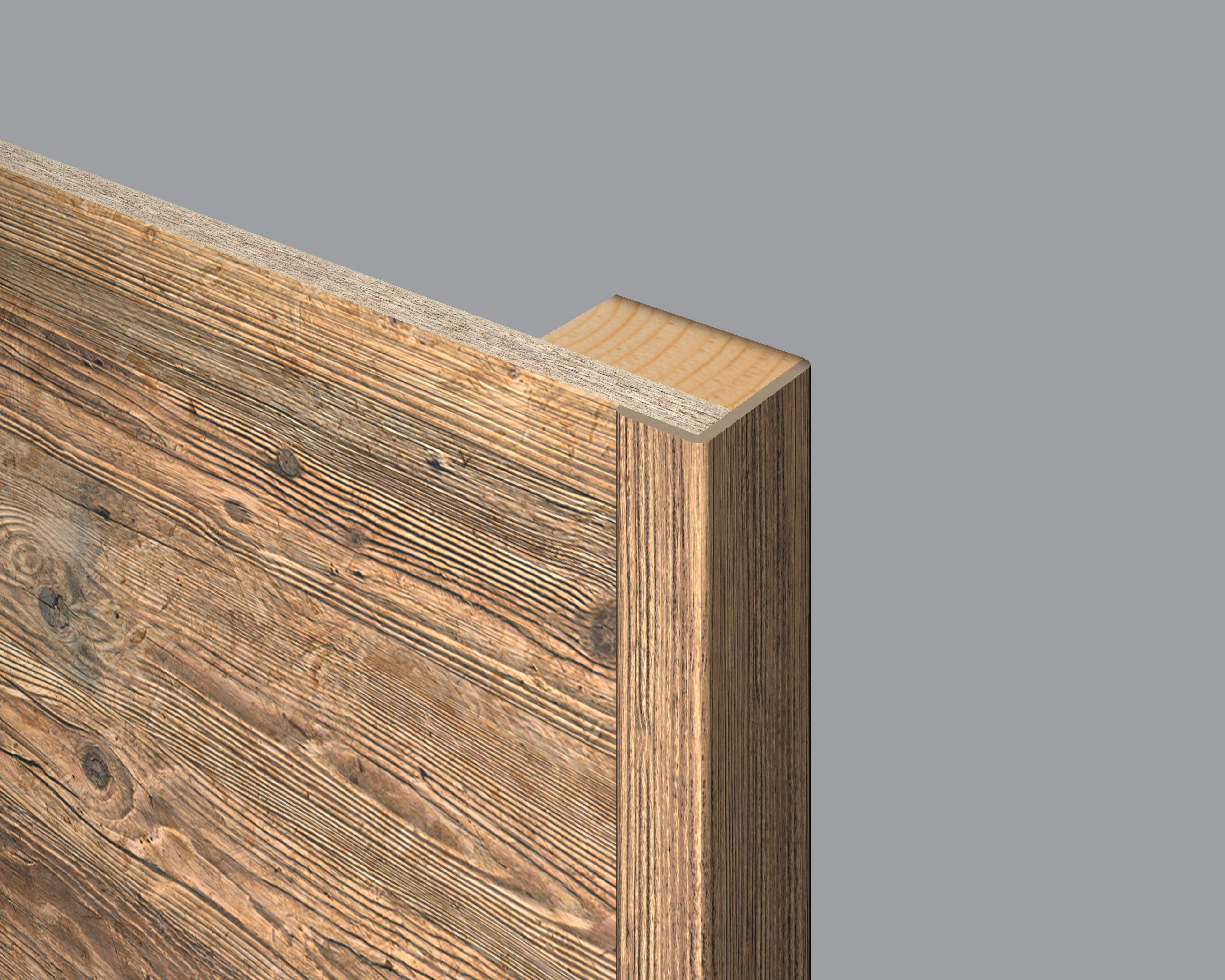 EGGER Abschlussleiste Winkelleiste Decowall WL001 Namur Fichte Natur, Klebe günstig online kaufen