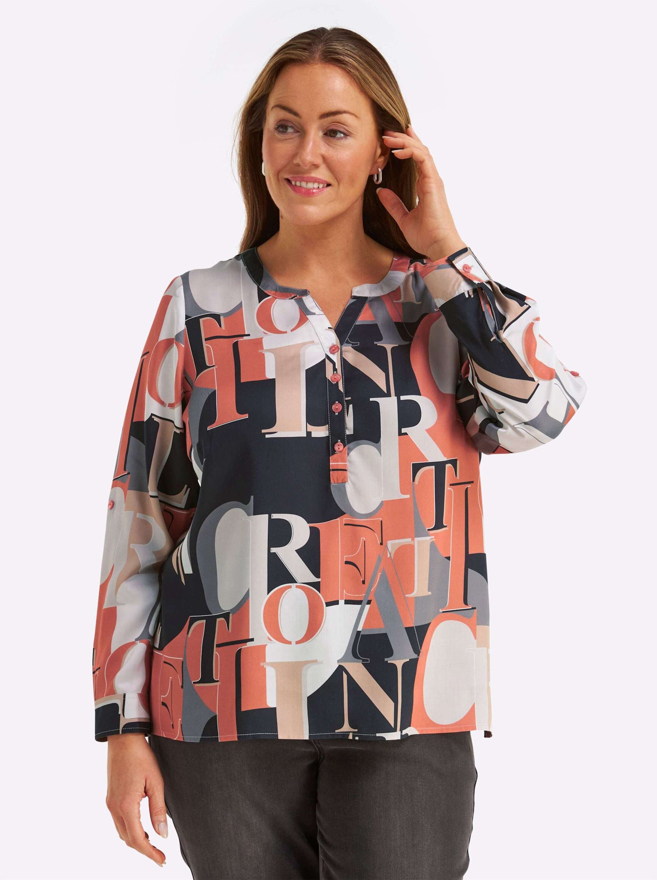 creation L Klassische Bluse Modal-Bluse Langarm günstig online kaufen