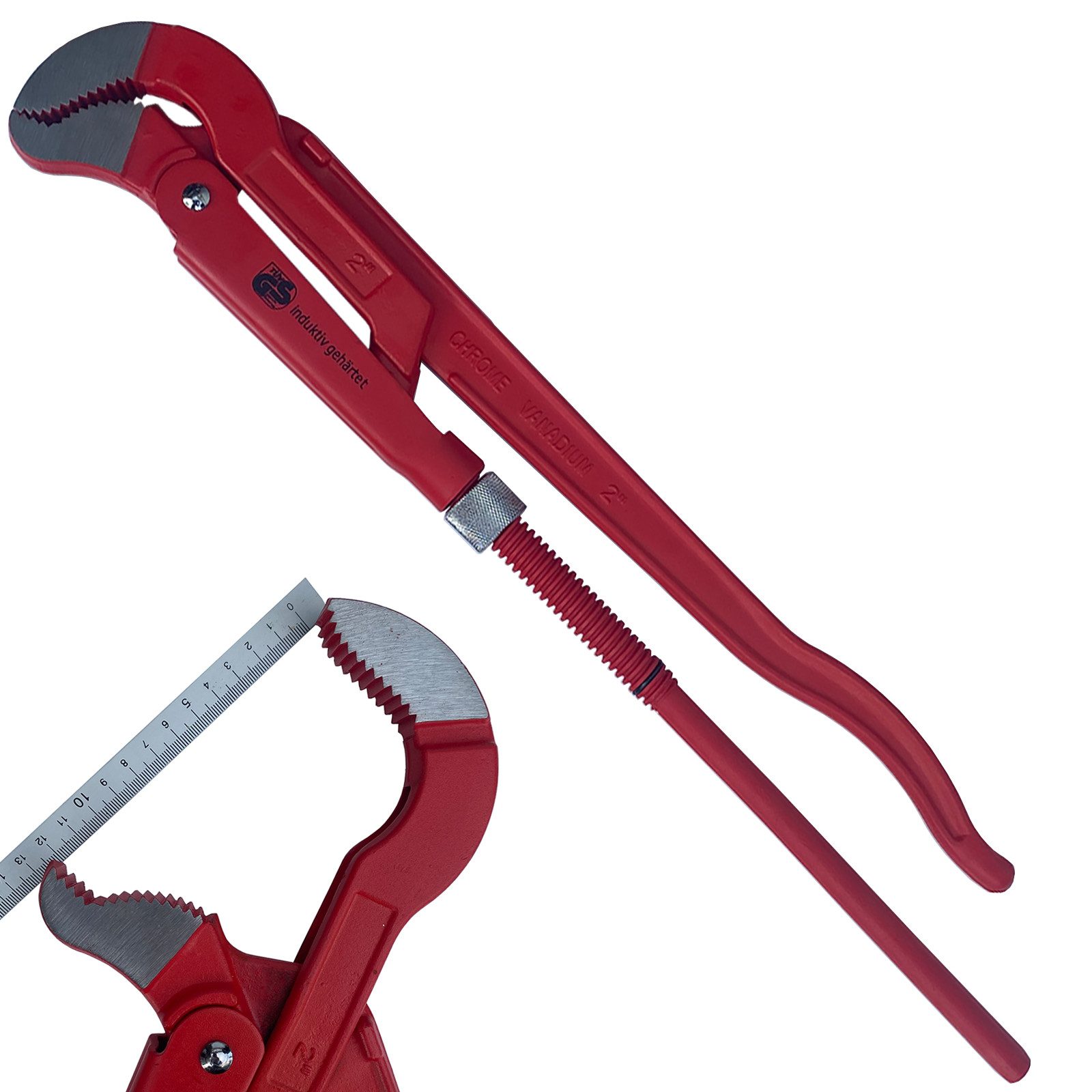 ECI Tools Zangenset Rohrzangenset, S-Maul, 3-tlg, 1" 1,5" 2" Zoll