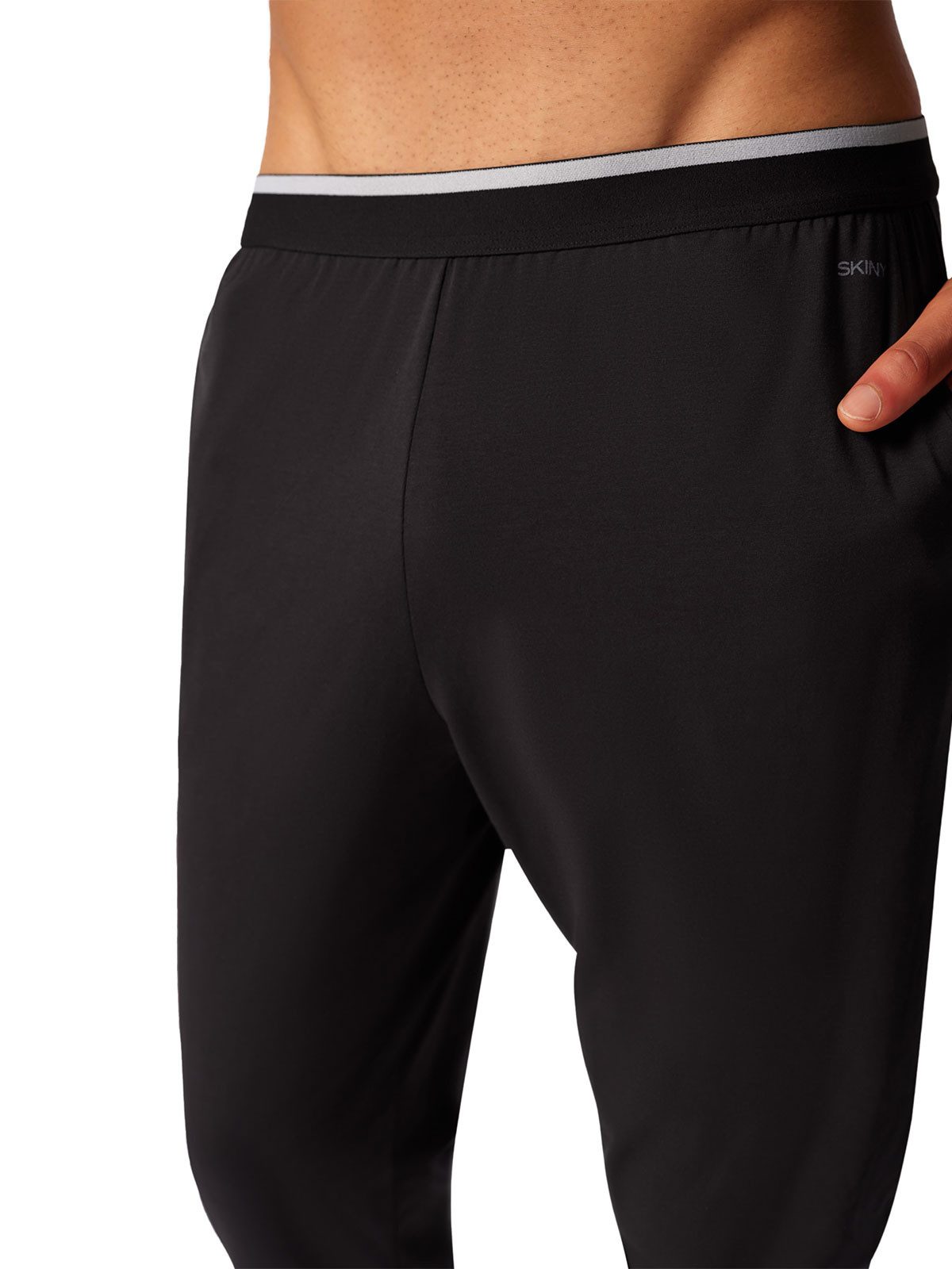 Skiny Loungehose Herren Hose lang Night In Mix & Match (Stück, 1-tlg) -
