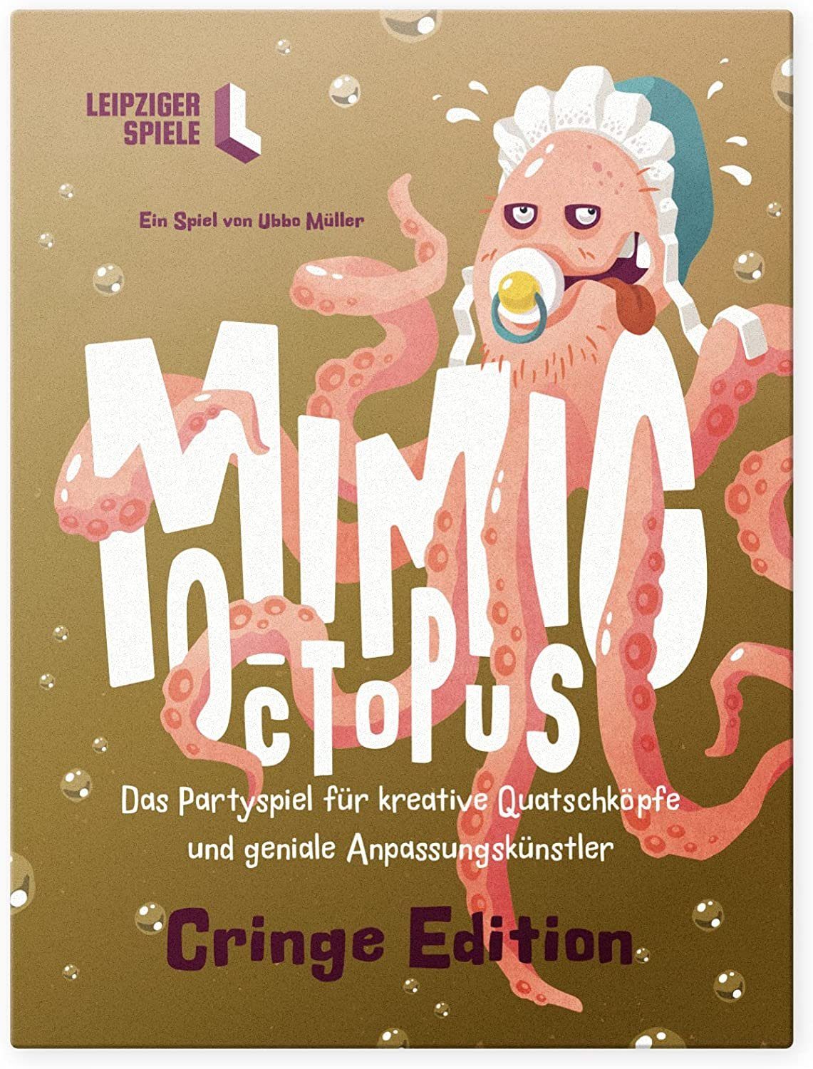 Leipziger Spiele Spiel, Mimic Octopus – Das kommunikative Partyspiel für Erwachsene und Jugendliche (Cringe Edition)
