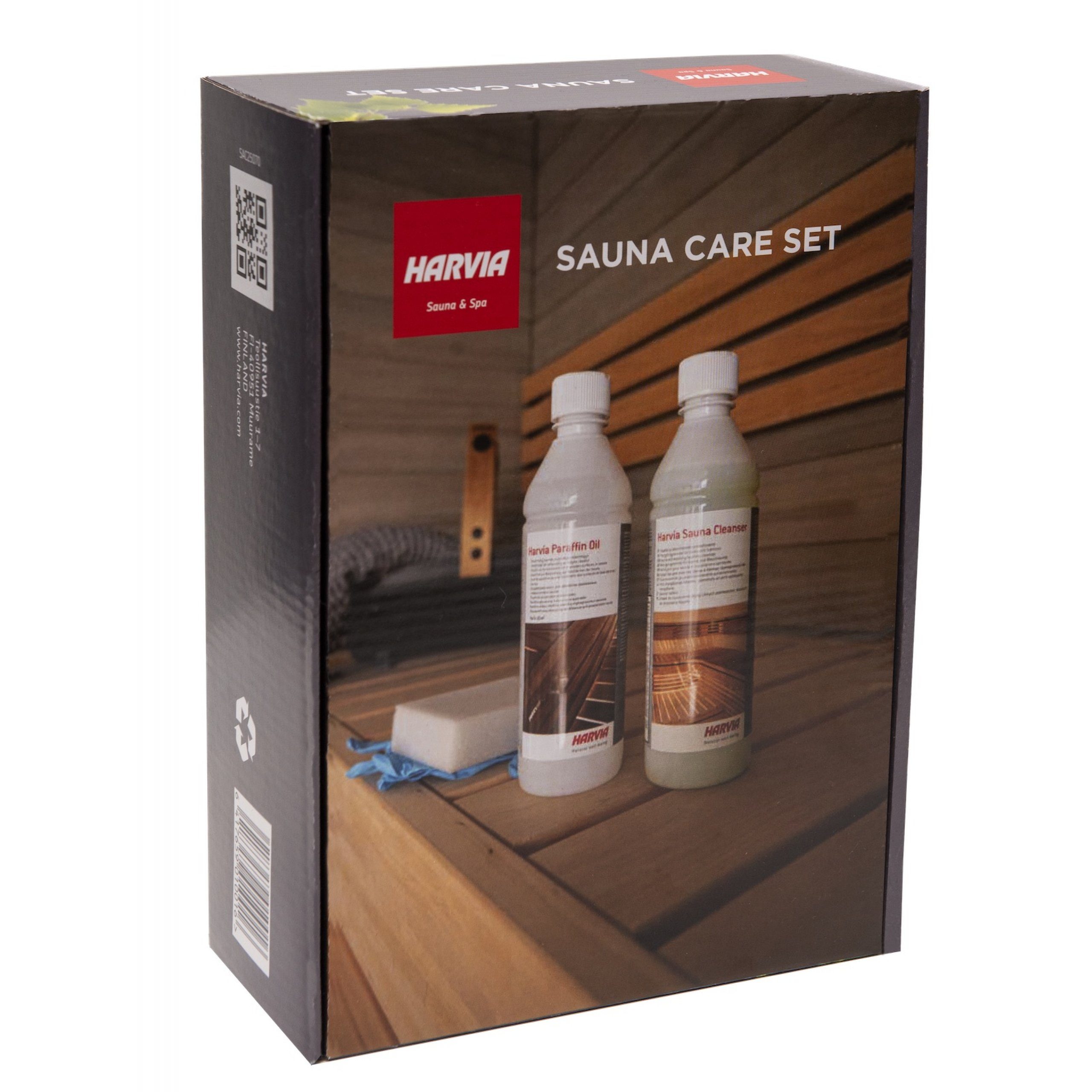 HARVIA Sauna Harvia Sauna Care Set Sauna Reinigungsset Paraffinöl, Saunareiniger