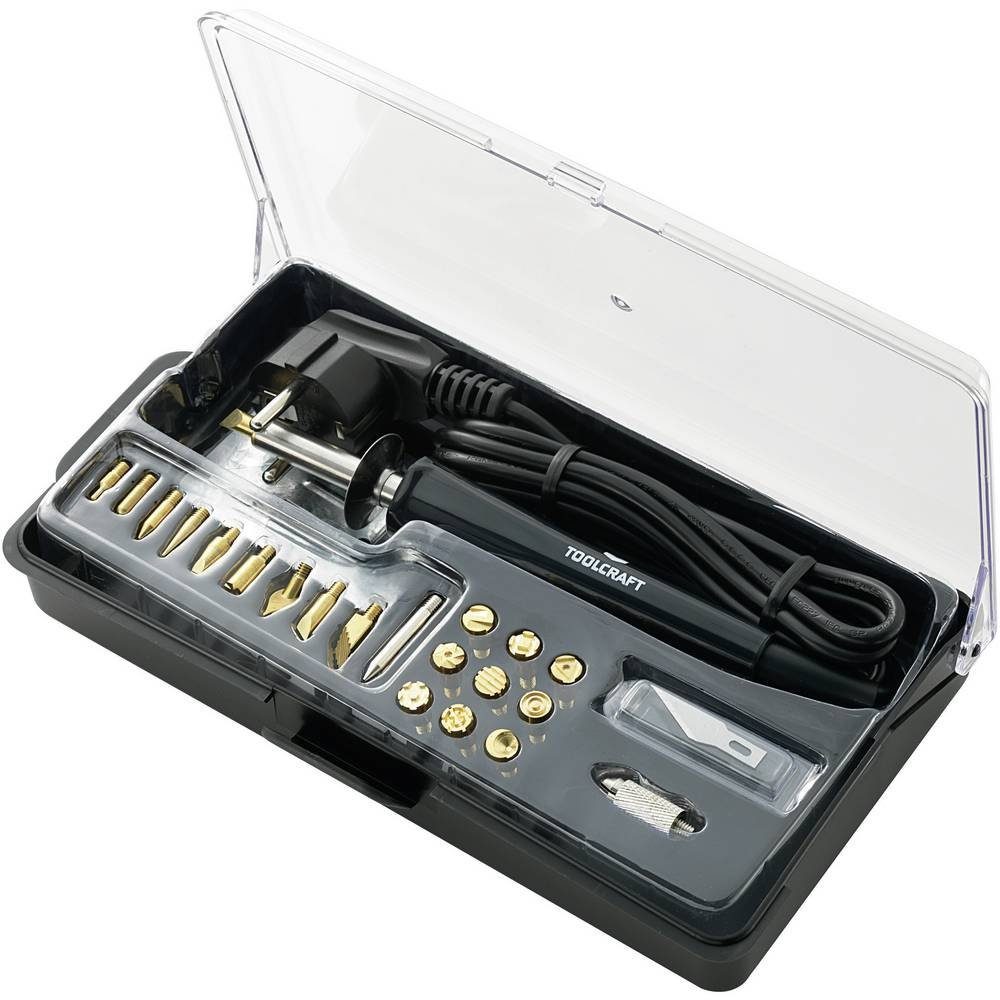 TOOLCRAFT Lötkolben Brandmalkolben-Set 24-tlg 192729