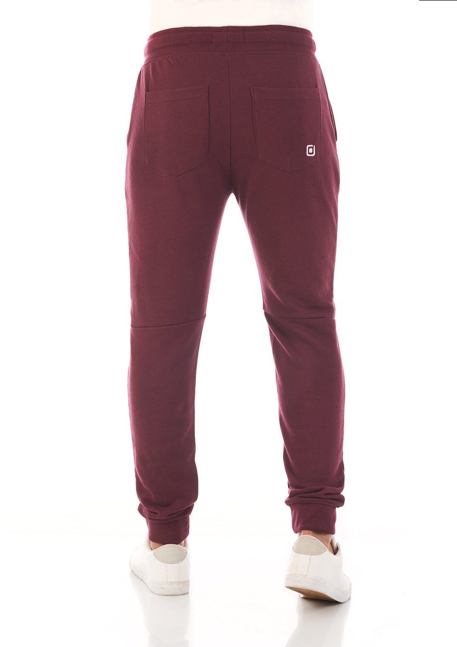 riverso Sweathose Herren Jogginghose RIVTim Slim Fit Trainingshose aus pflegeleichter Baumwollmischung