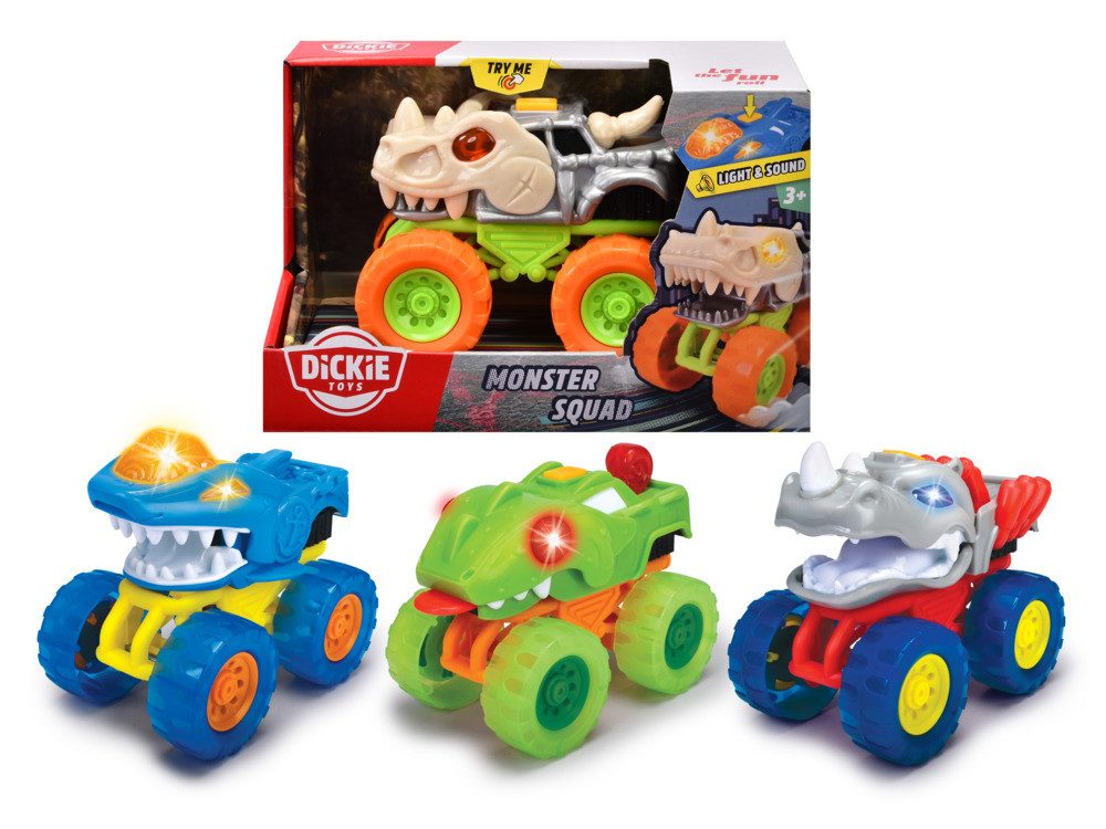 Spielzeug-Monstertruck Dickie TOYS Modellauto Monster Squad 15cm