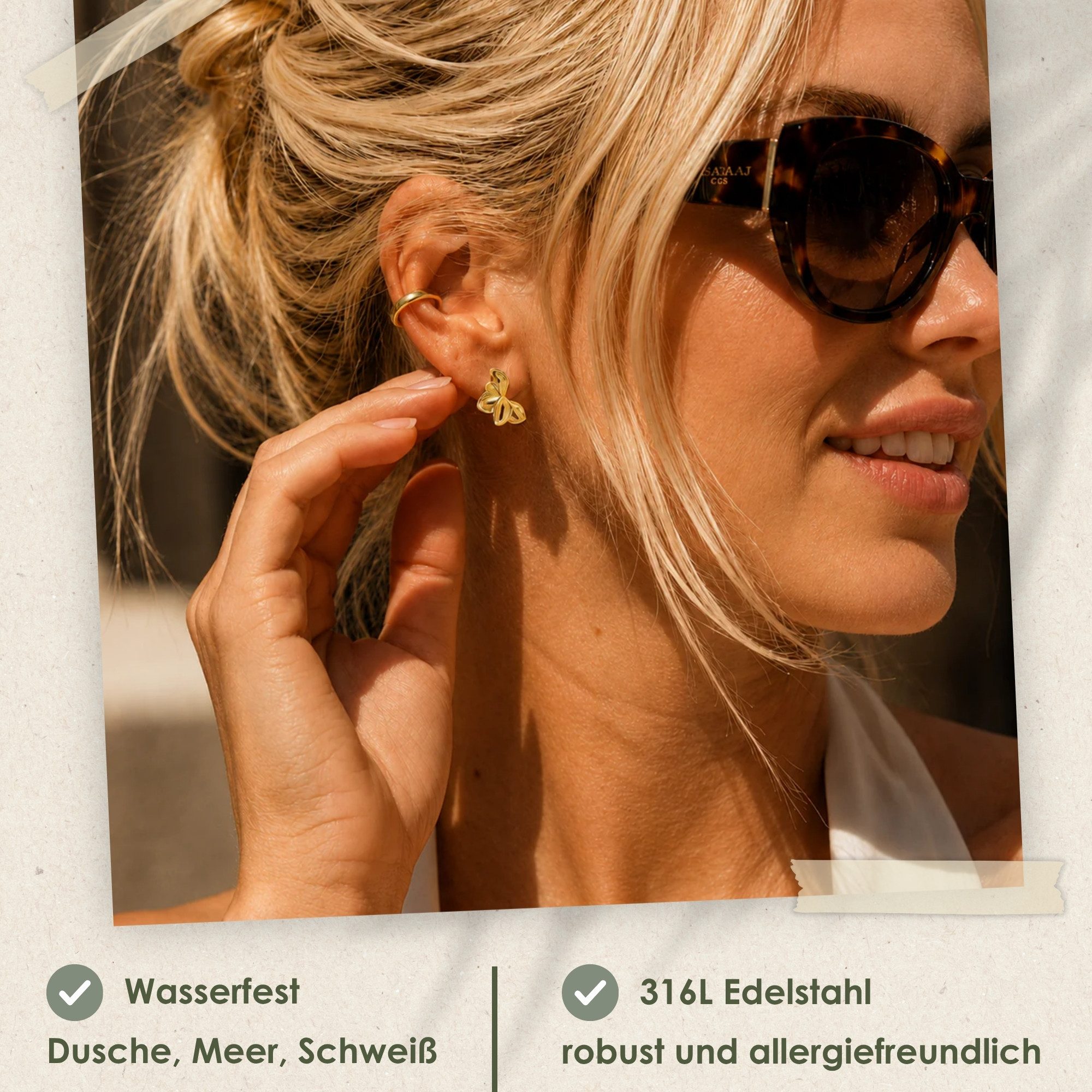 Heideman Schmuck-Adventskalender Summerbox Paris silberfarben, Schmuckset mehrteilig Schmuck für Frauen - 5 Schmuckstücke