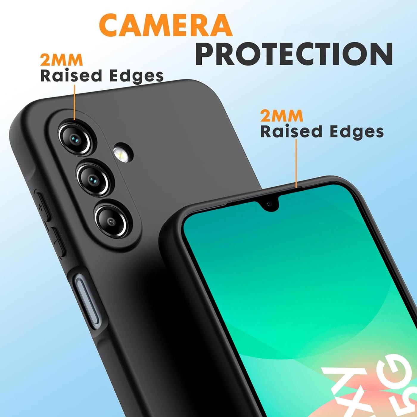 CoolGadget Handyhülle Silikon Colour Series Slim Case für Samsung Galaxy A17 5G 6,7 Zoll, Hülle weich Handy Cover für Samsung A17 5G Schutzhülle