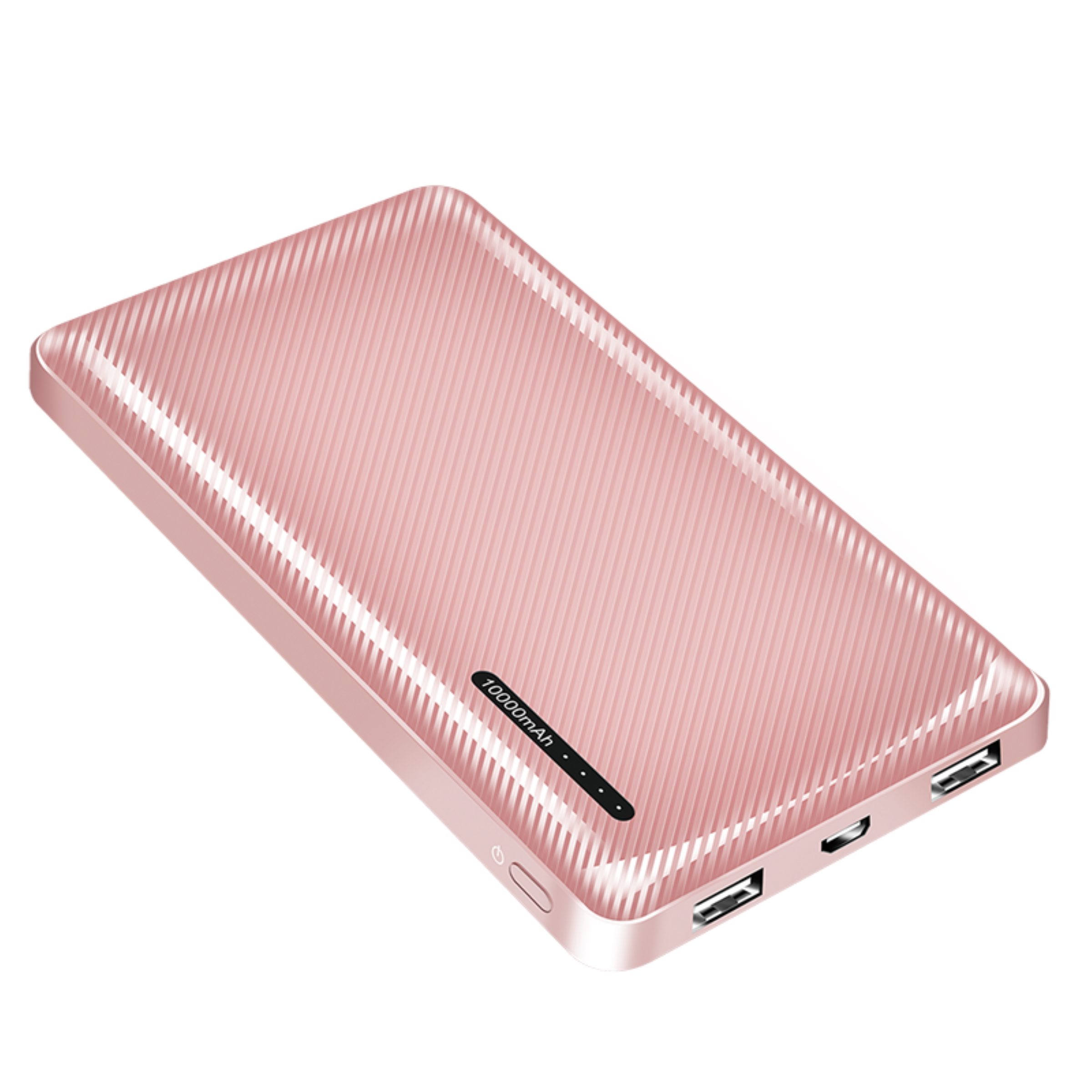 LogiLink Powerbank 10000mAh USB C 3 Geräte LED Ladeanzeige Powerbank Powerbank mit USB Anschlüssen 10000 mAh (5 V), 10000mAh USB C LED Anzeige 3 Geräte gleichzeitig kompakt