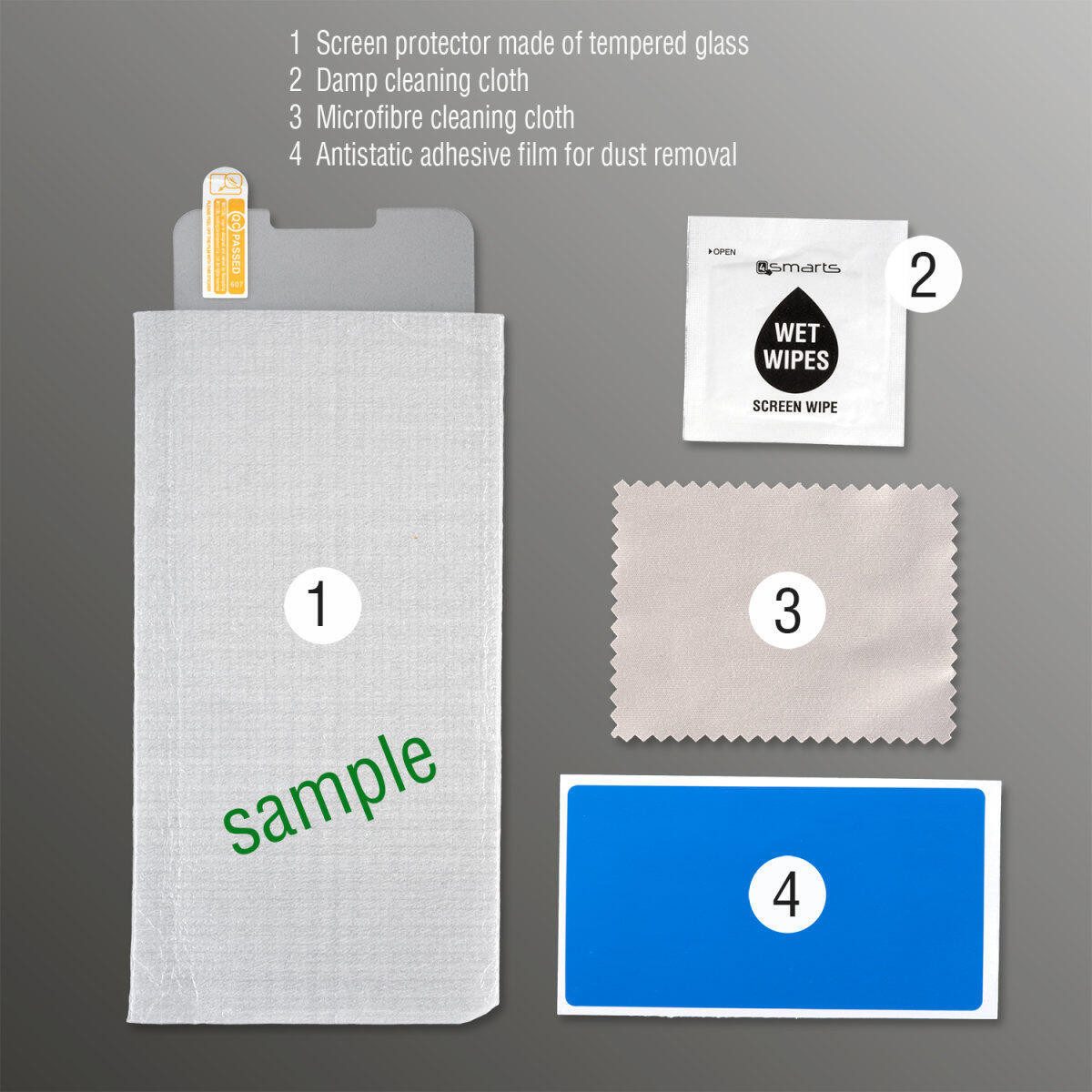 4smarts Schutzfolie Second Glass 2.5D für Apple iPhone SE (2.Gen./3.Ge