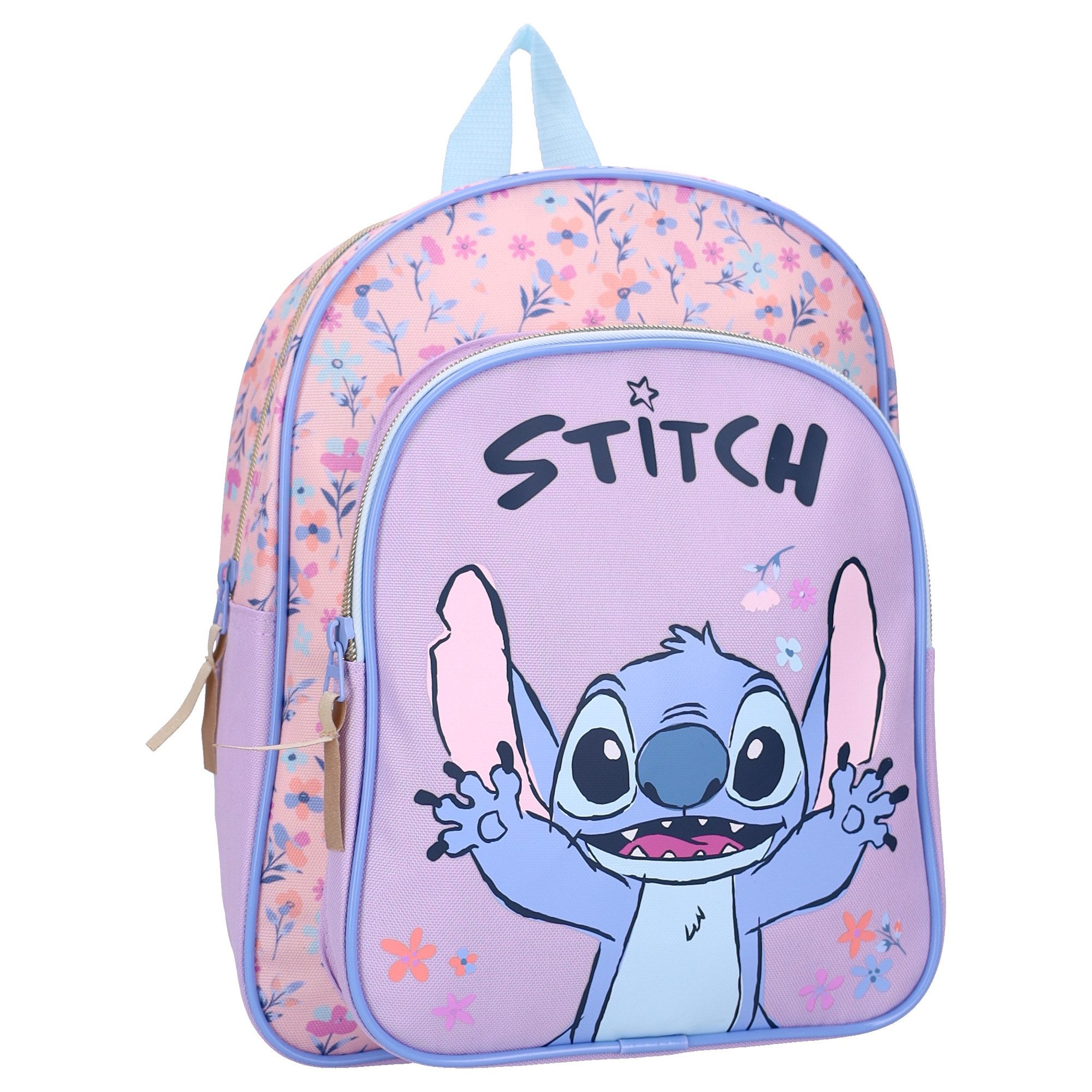 Disney Kinderrucksack Stitch Kinder Rucksack Spring Smiles für Schule und Freizeit