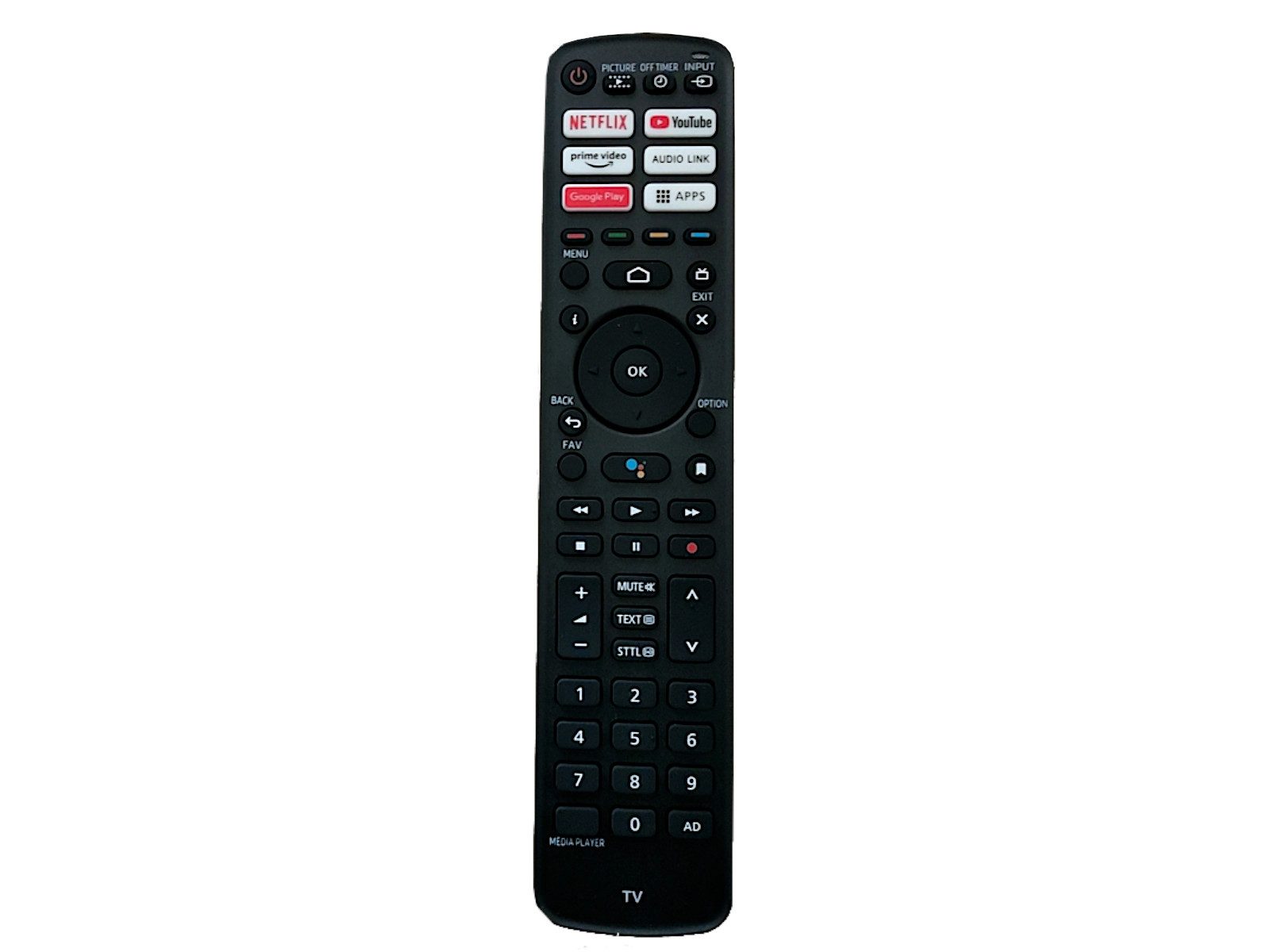 azurano Ersatz für PANASONIC RC700E, RC700P, TZZ00003017A, R3PA265, Voice Universal-Smart-TV-Fernbedienung