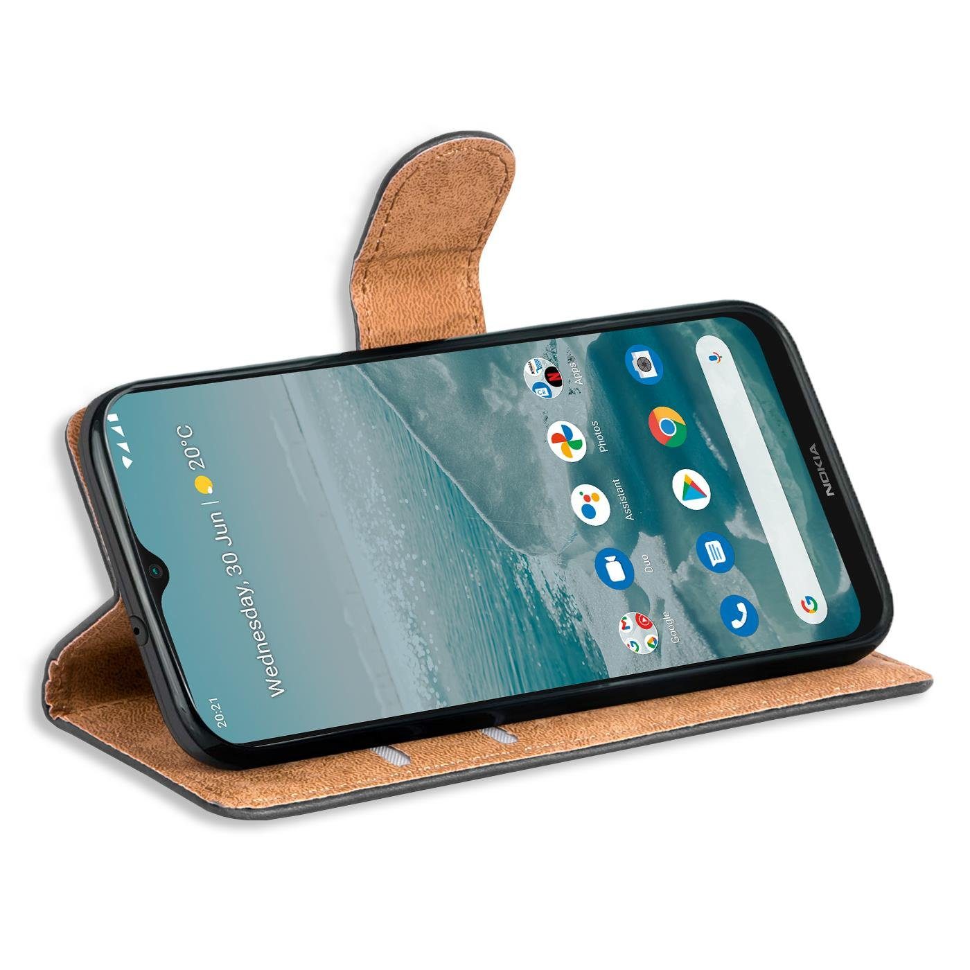 CoolGadget Handyhülle Wallet Klapp Tasche Book Case für Nokia G60 5G 6,58 Zoll, Hülle Klapphülle Flip Cover Etui Schutzhülle