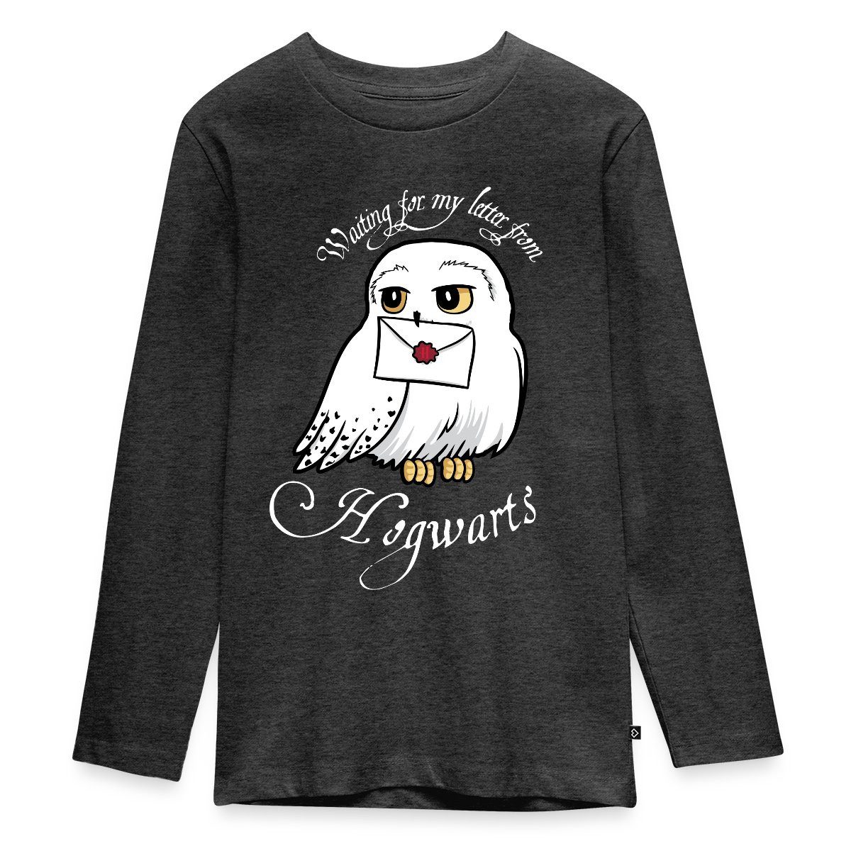 Spreadshirt T-Shirt Harry Potter Hedwig Brief Teenager Premium Langarmshirt (1-tlg)