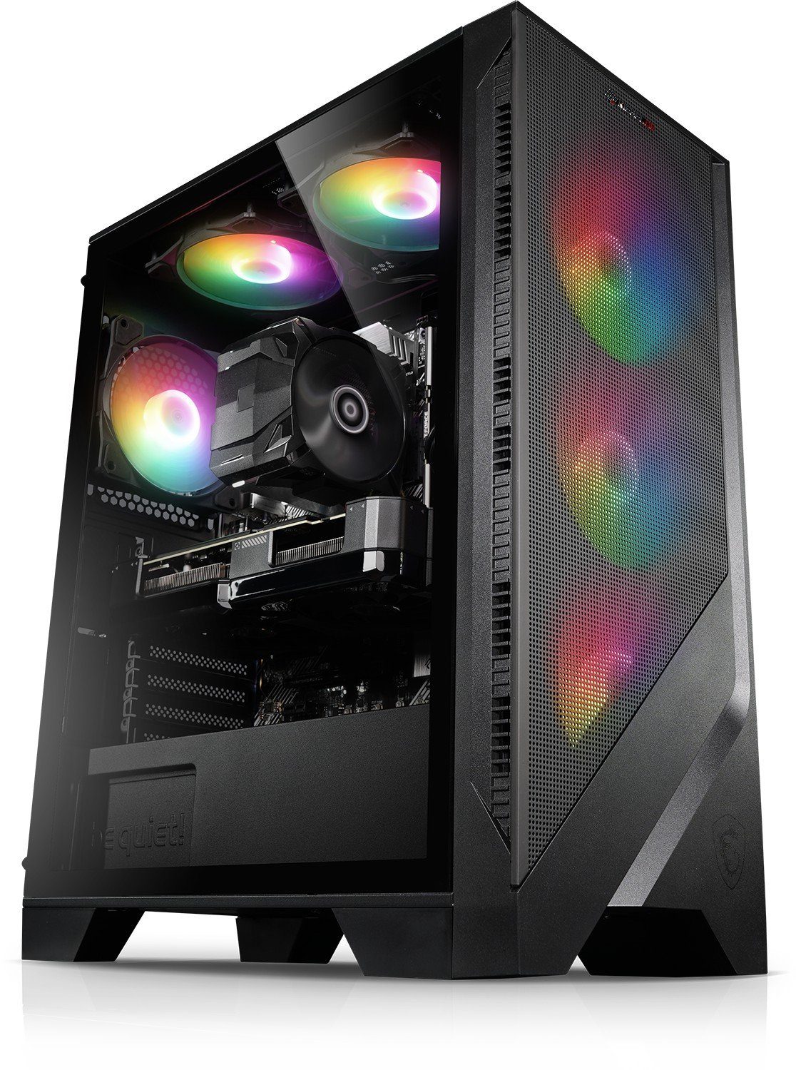 Kiebel Titan V Gaming-PC (AMD Ryzen 7 AMD Ryzen 7 5700X, RX 7600, 32 GB RAM, 1000 GB SSD, Luftkühlung, RGB-Beleuchtung)
