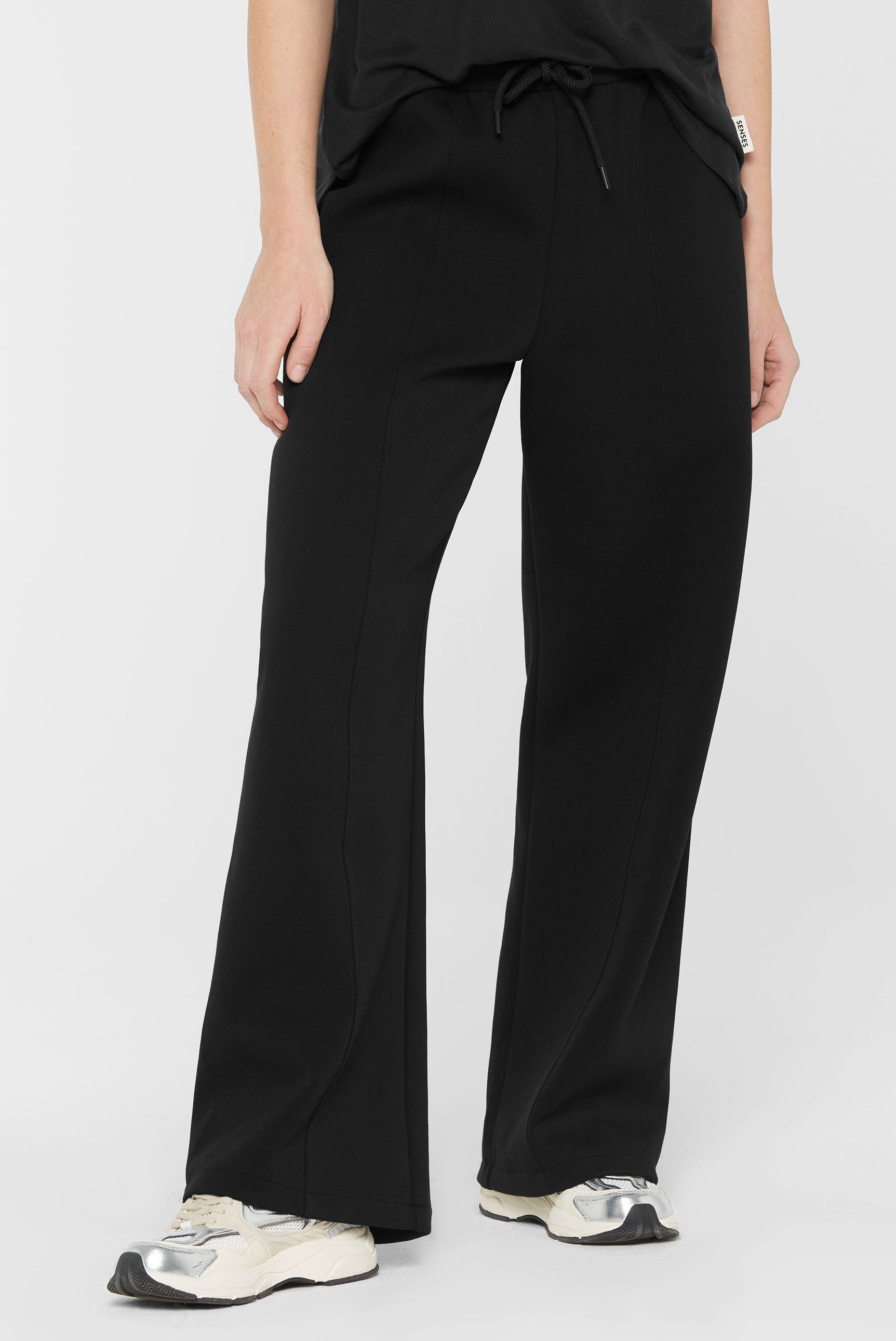 SENSES.THE LABEL Stoffhose mit Elastikbund und Kordel