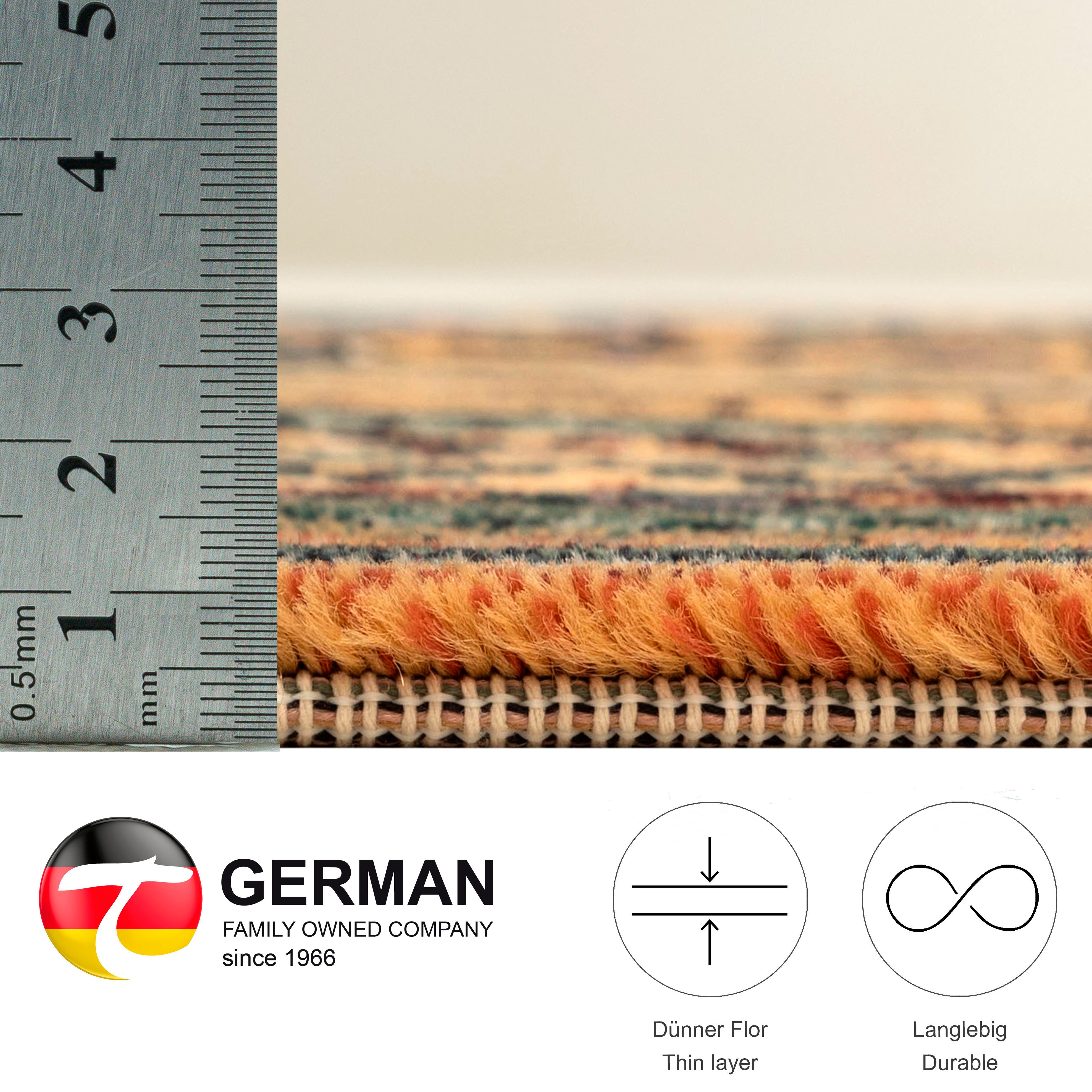 THEKO Teppich Gabiro 416, rechteckig, Höhe: 10 mm, Kurzflor, Orient Optik, Wohnzimmer