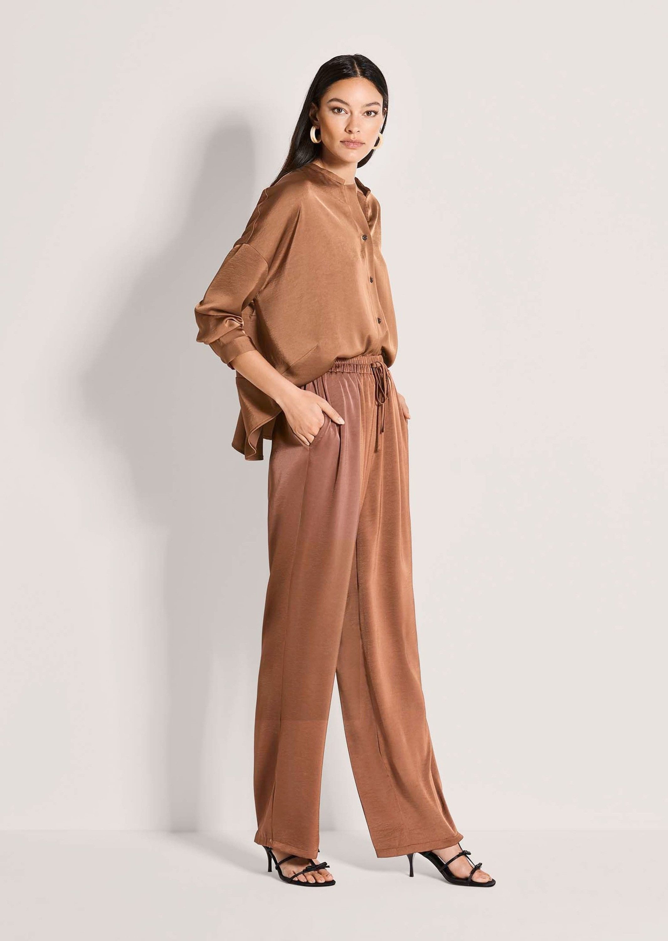 Schlupfhose Schlupfhose mit Zierband