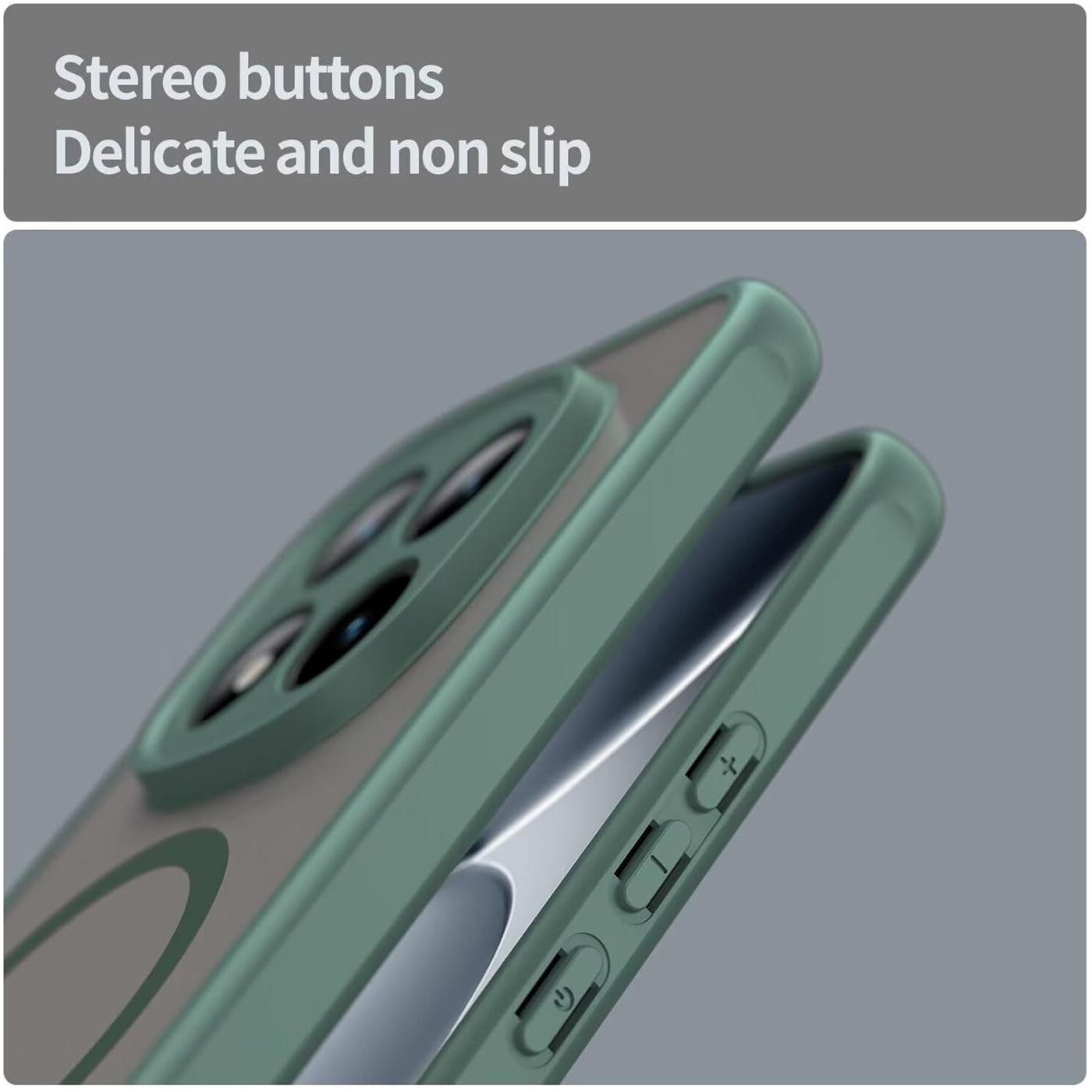 CoolGadget Handyhülle Magnet-Hülle für Xiaomi Redmi Note 15 Pro+ 5G Schutzhülle magnetisch 6,83 Zoll, Hülle Matt Stoßfest kompatibel mit QI-Laden Zubehör Kamera – Bild 5 von 5