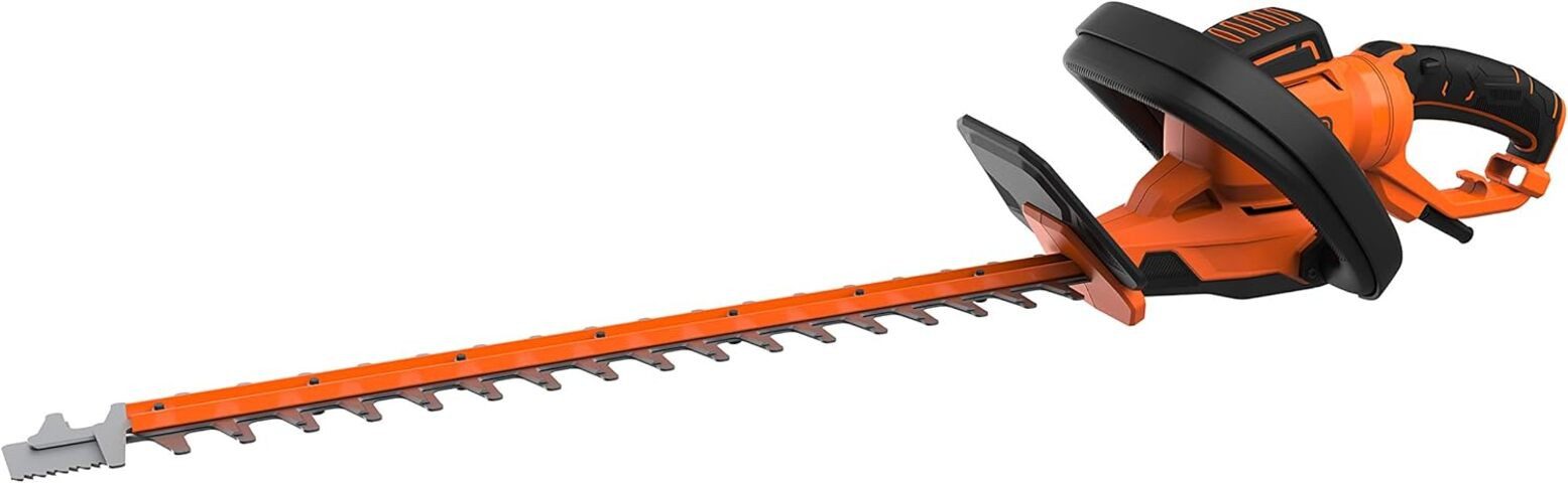 Black + Decker Elektro-Heckenschere Elektro-Heckenschere 650W, 60 cm Schwertlänge, 25 mm Schnittstärke, (1 St)