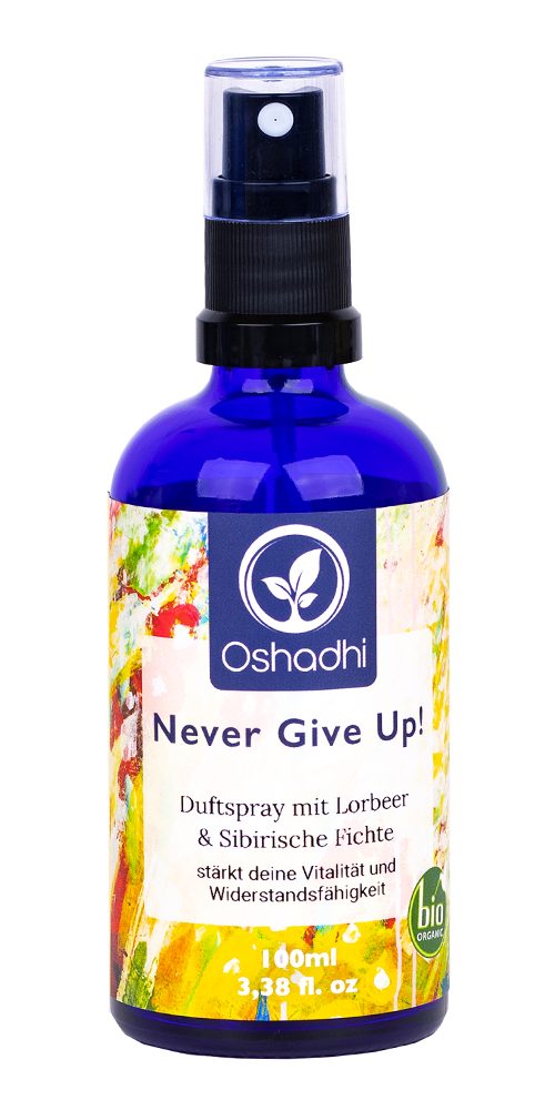Oshadhi Duftspray - Never Raumduft give up