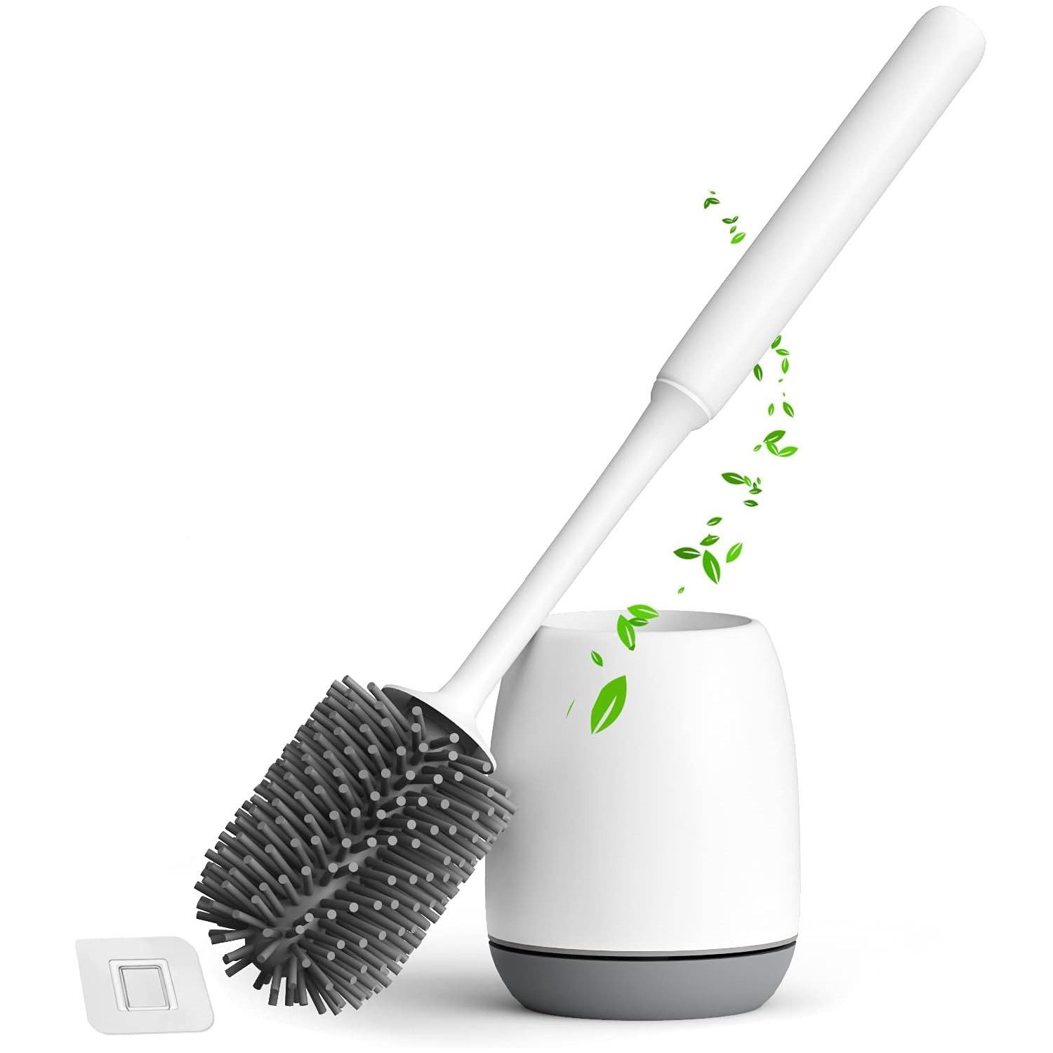 TUWENA WC-Reinigungsbürste Klobürste Silikon, WC-Bürste, Toilettenbürste Wandmontage & Stehen, Toilette, für Badezimmer