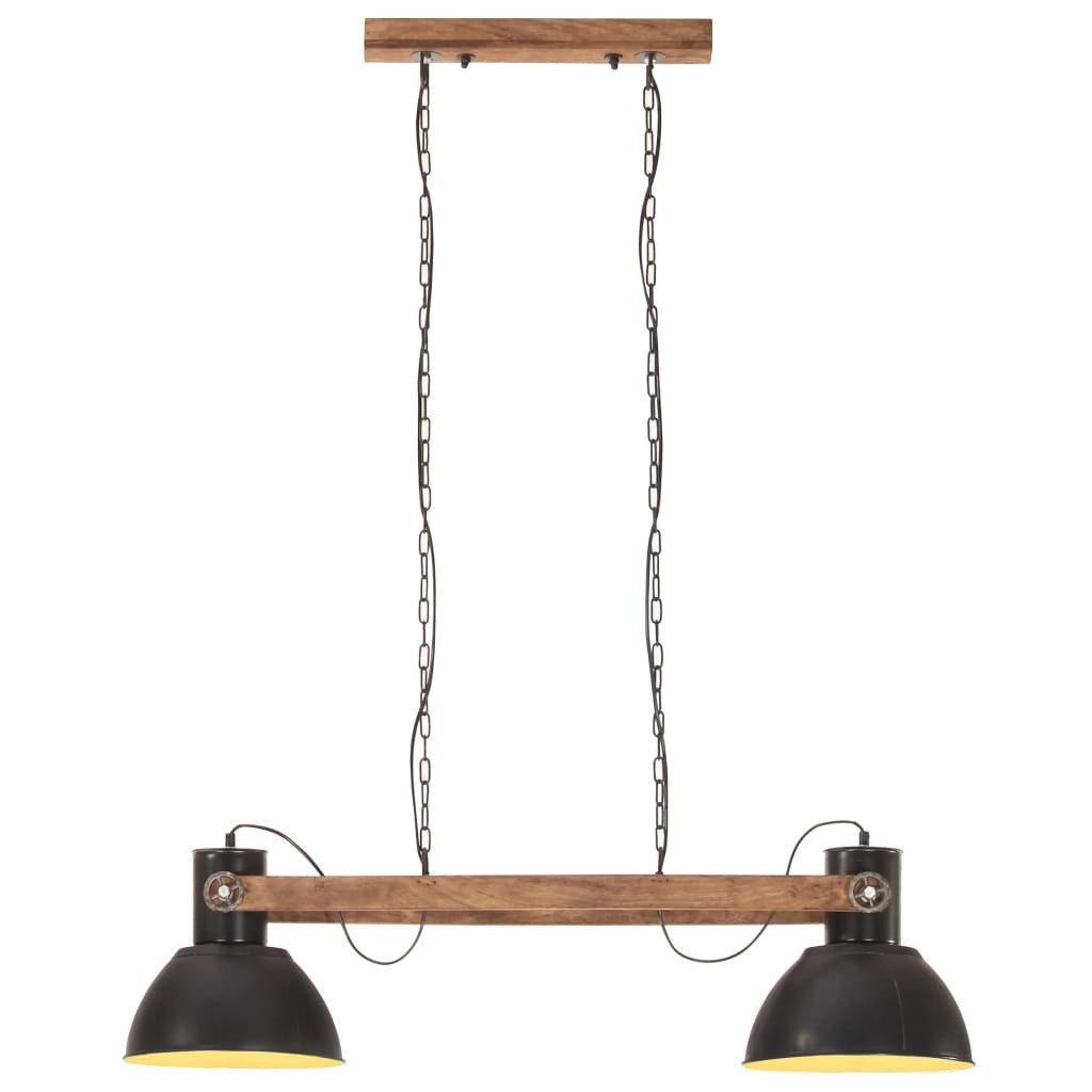 vidaXL Deckenleuchte Hängelampe Industriestil 25 W Schwarz 109 cm E27