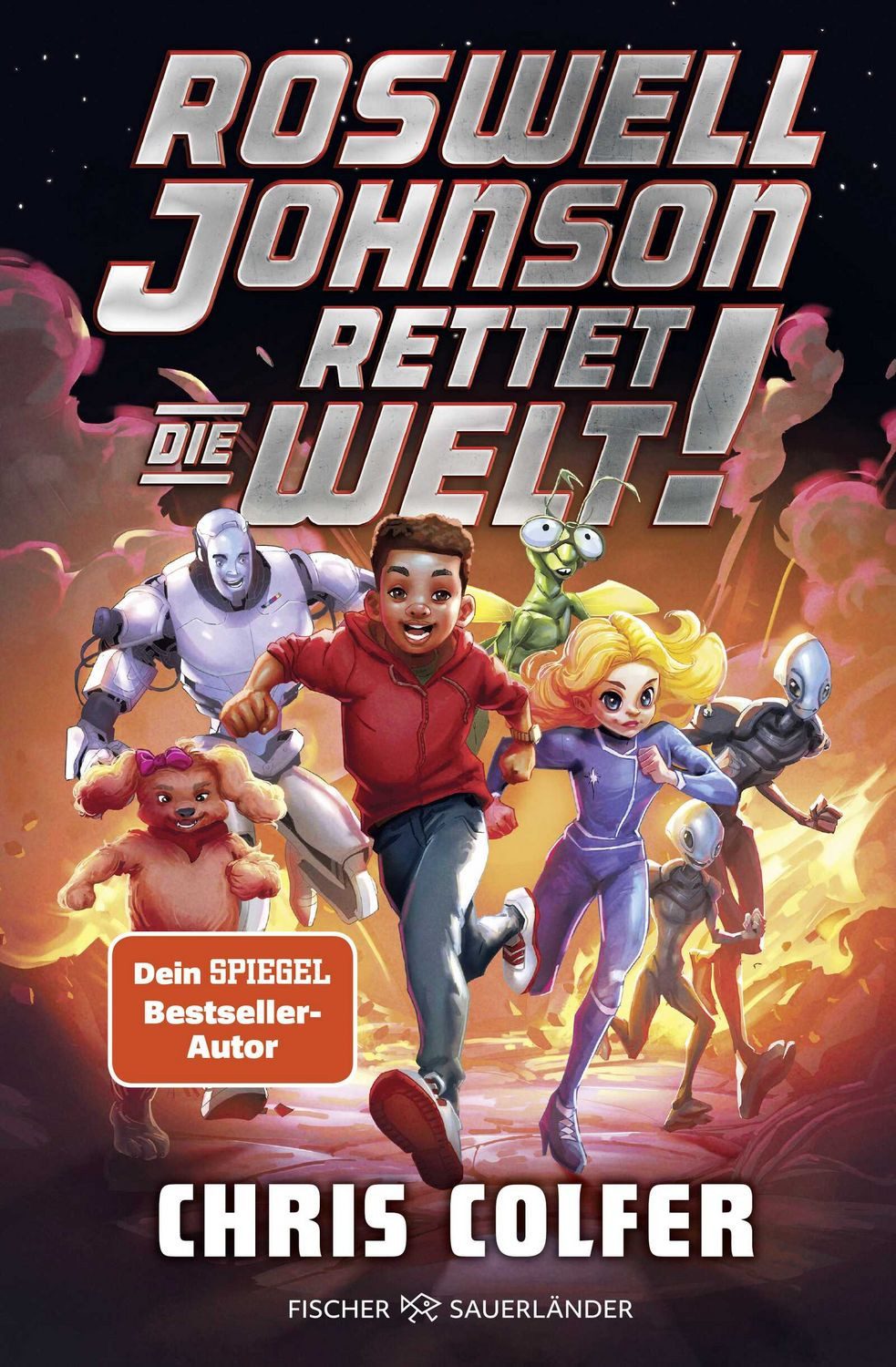 Kinderbuch Roswell Johnson rettet die Welt Abgefahrene und witzige Weltraum-Abent Chris Colfer