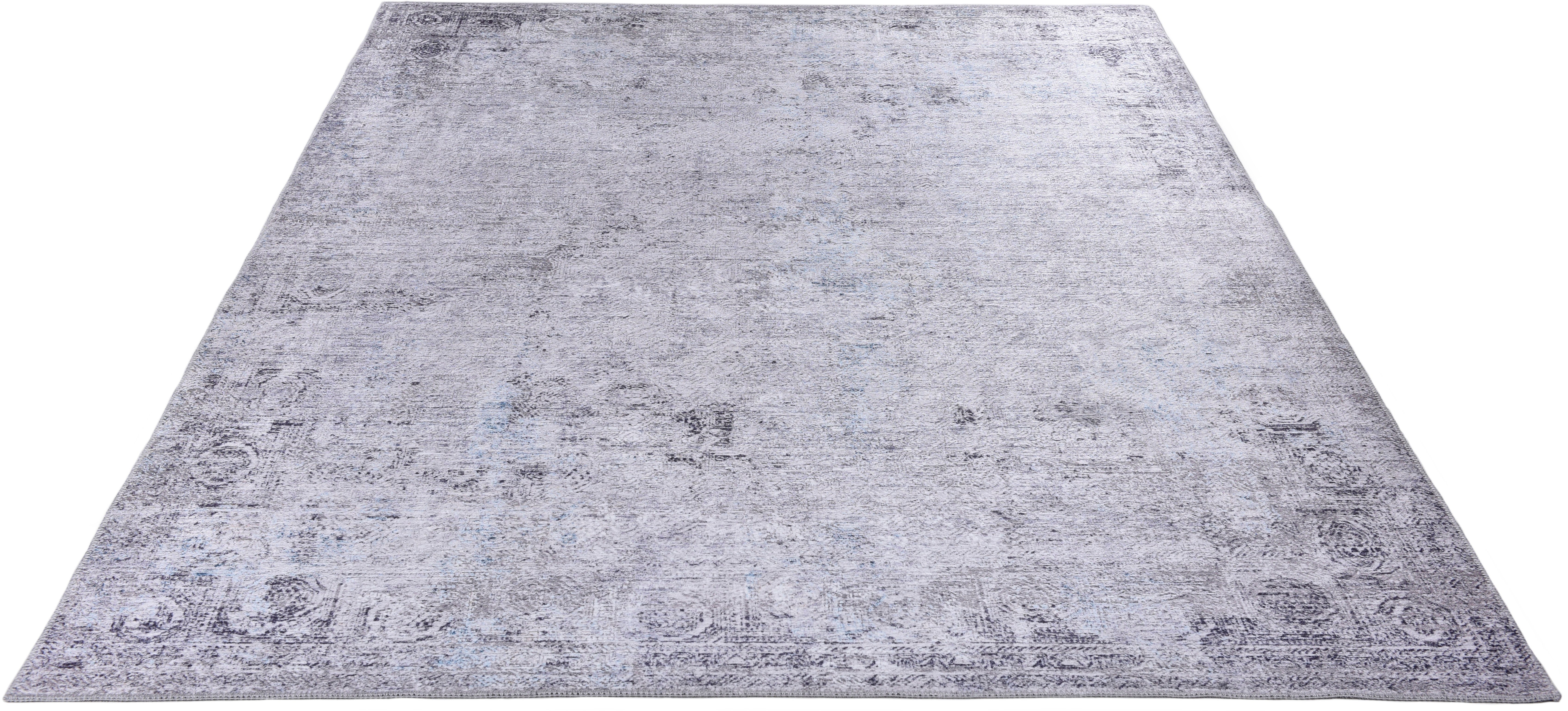 Teppich Cecilia 060, Gino Falcone, rechteckig, Höhe: 3 mm, Flachgewebe, bedruckt, Vintage Design