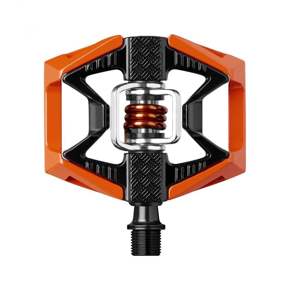 crankbrothers Klickpedale Crankbrothers Double Shot 2 Hybrid-Pedal orange-schwarz