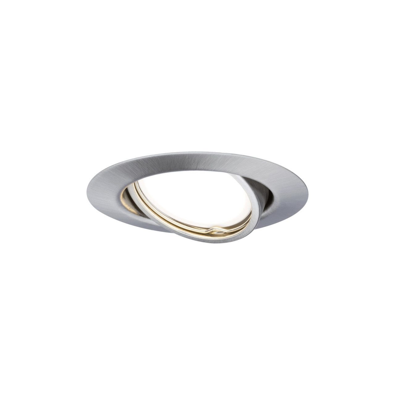 Einbauleuchte Paulmann LED Einbauleuchte Base 5W warmweiß Eisen