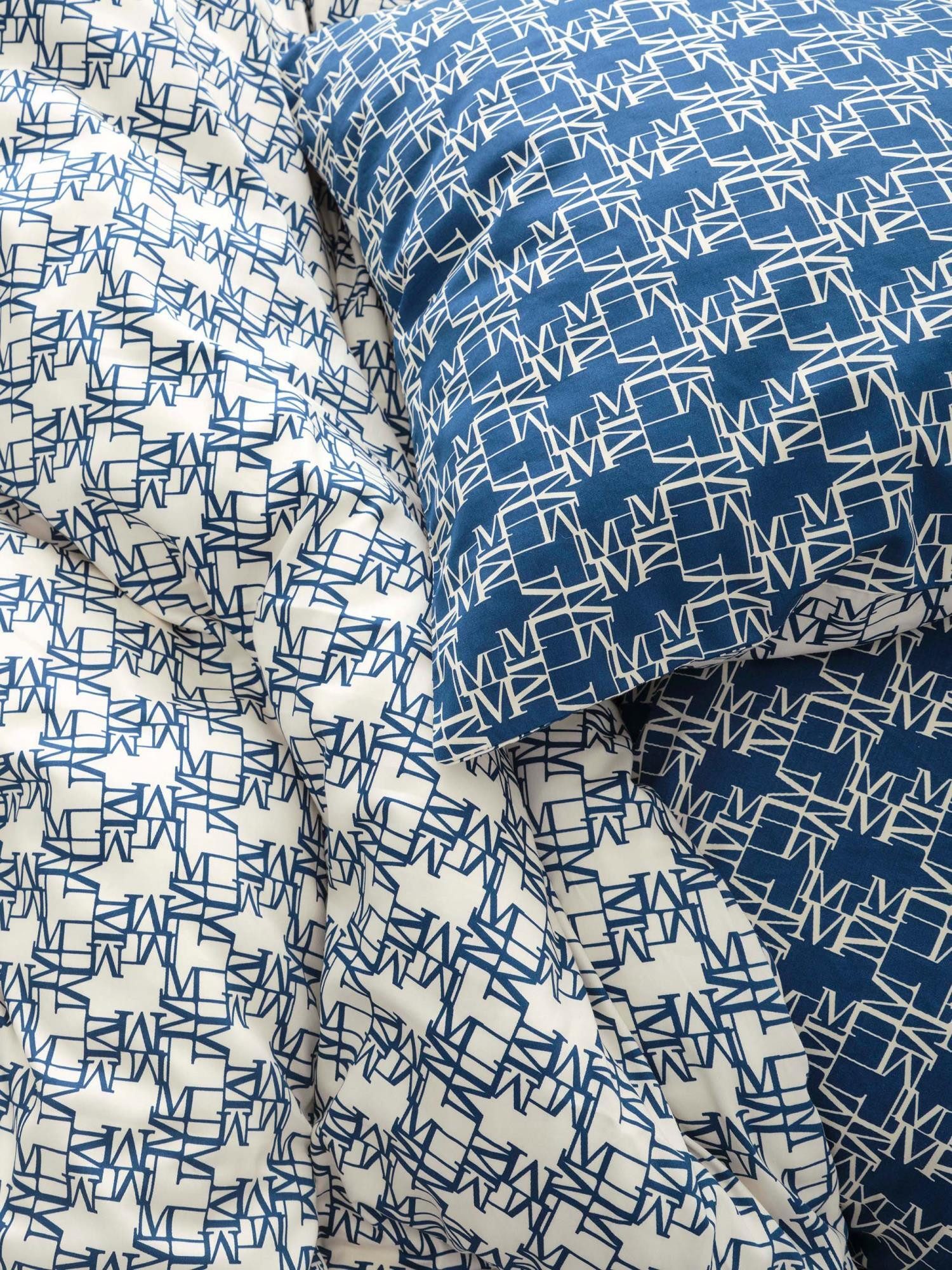 Marc O'Polo Home Bettwäsche Monogram, Satin, 2 teilig, mit Graphik-Print