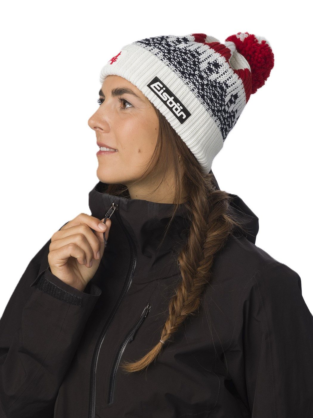 Eisbär Bommelmütze Wintermütze Norrak Pompon SA - Merinomix, kuscheliges Fl günstig online kaufen