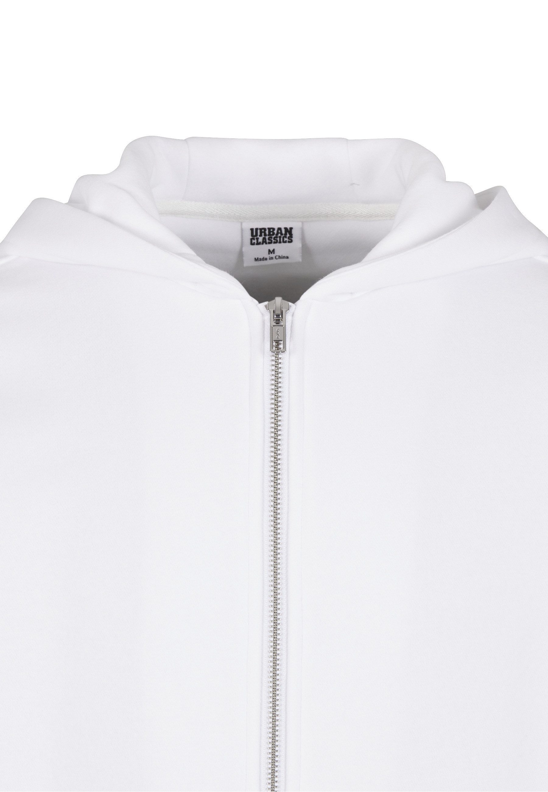 URBAN CLASSICS Strickpullover Urban Classics Fluffy Zip Cardigan (1-tlg)