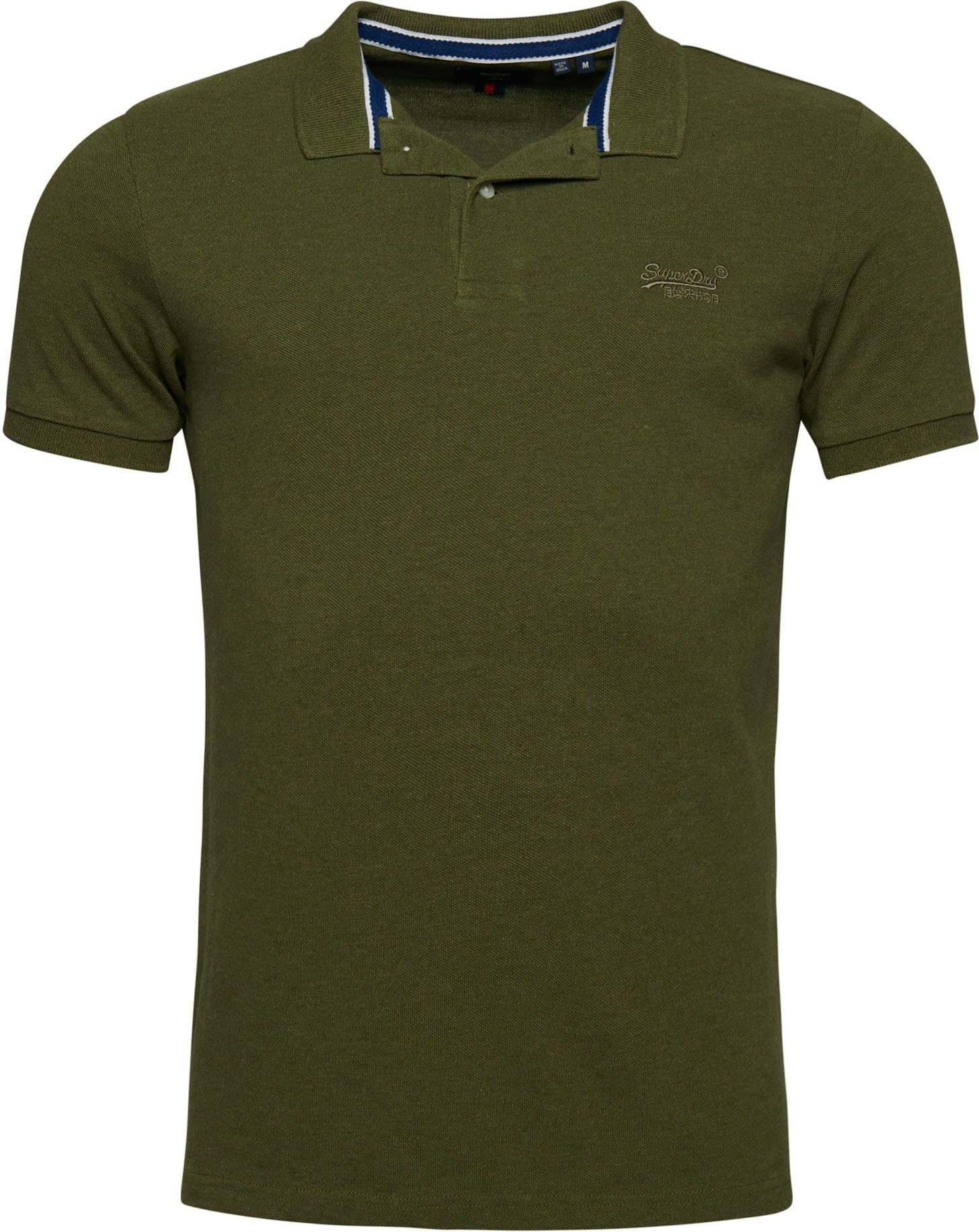 thrift Superdry Poloshirt PIQUE CLASSIC olive POLO