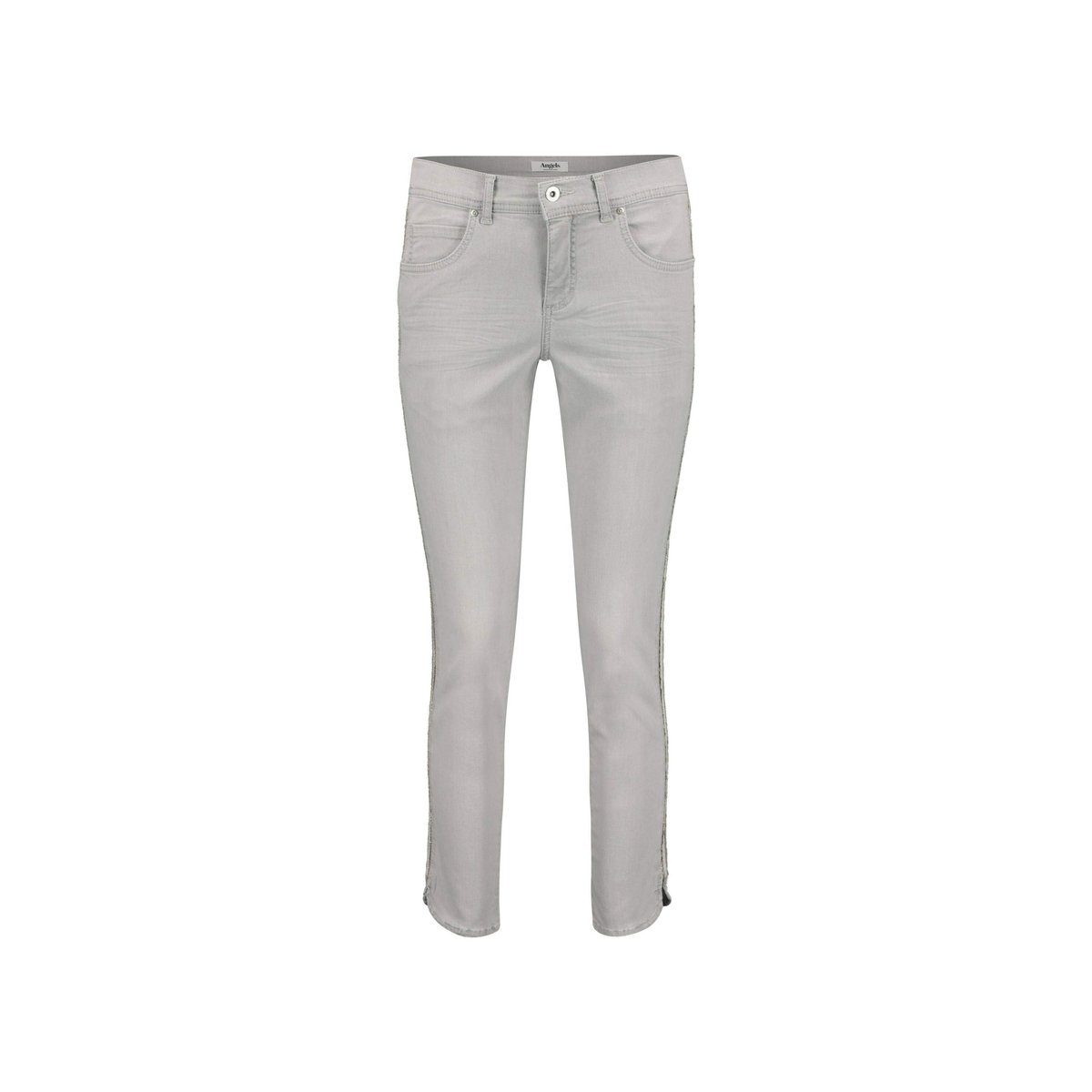 5-Pocket-Jeans ANGELS regular (1-tlg) grau